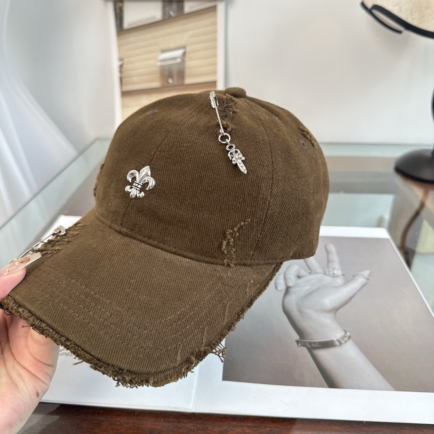 Chrome hearts 克罗心 新款十字架 高品质棒球帽，高端定制版！网红时尚博主同款！墙裂推荐！质