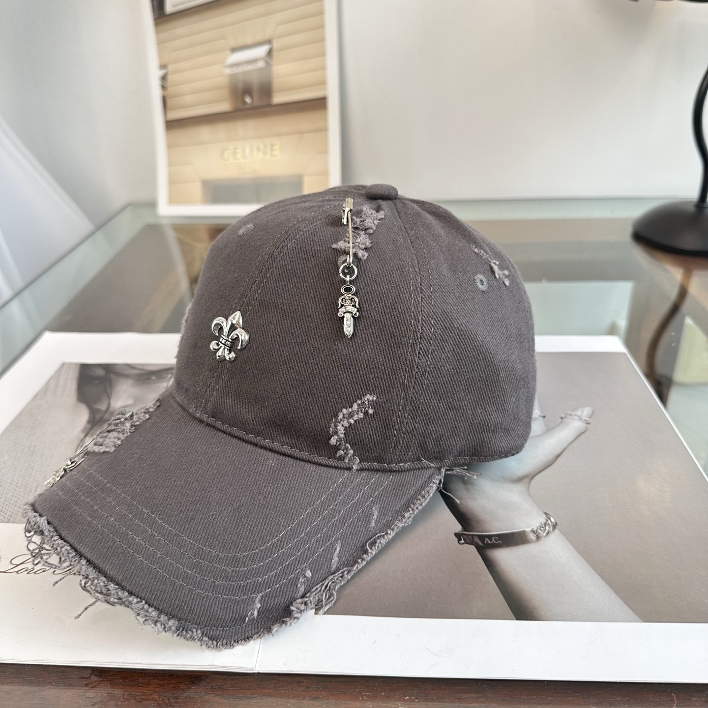 Chrome hearts 克罗心 新款十字架 高品质棒球帽，高端定制版！网红时尚博主同款！墙裂推荐！质
