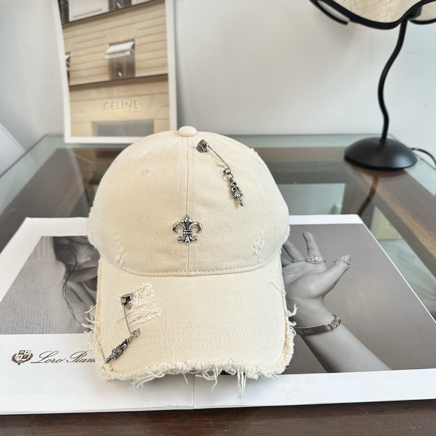 Chrome hearts 克罗心 新款十字架 高品质棒球帽，高端定制版！网红时尚博主同款！墙裂推荐！质