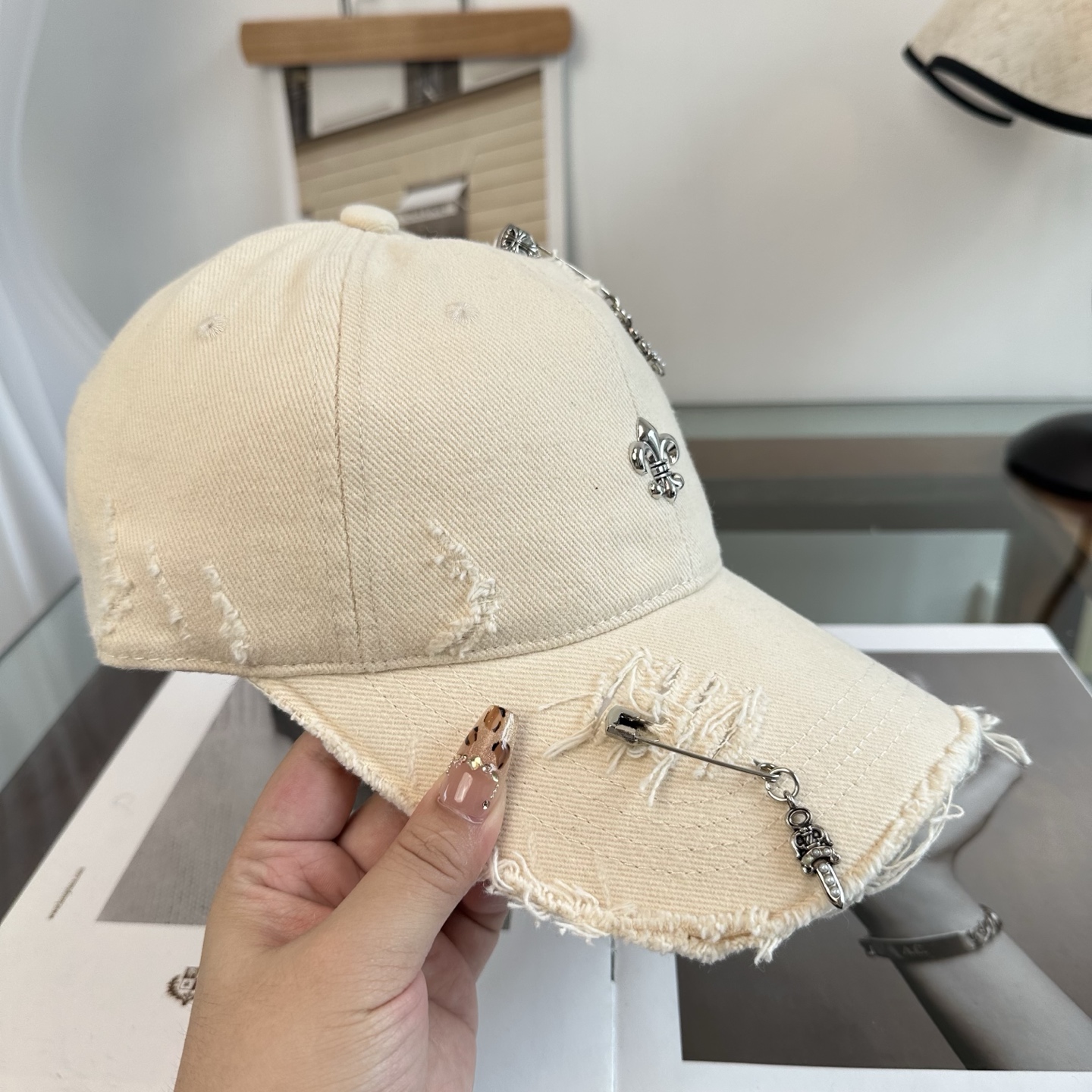 Chrome hearts 克罗心 新款十字架 高品质棒球帽，高端定制版！网红时尚博主同款！墙裂推荐！质