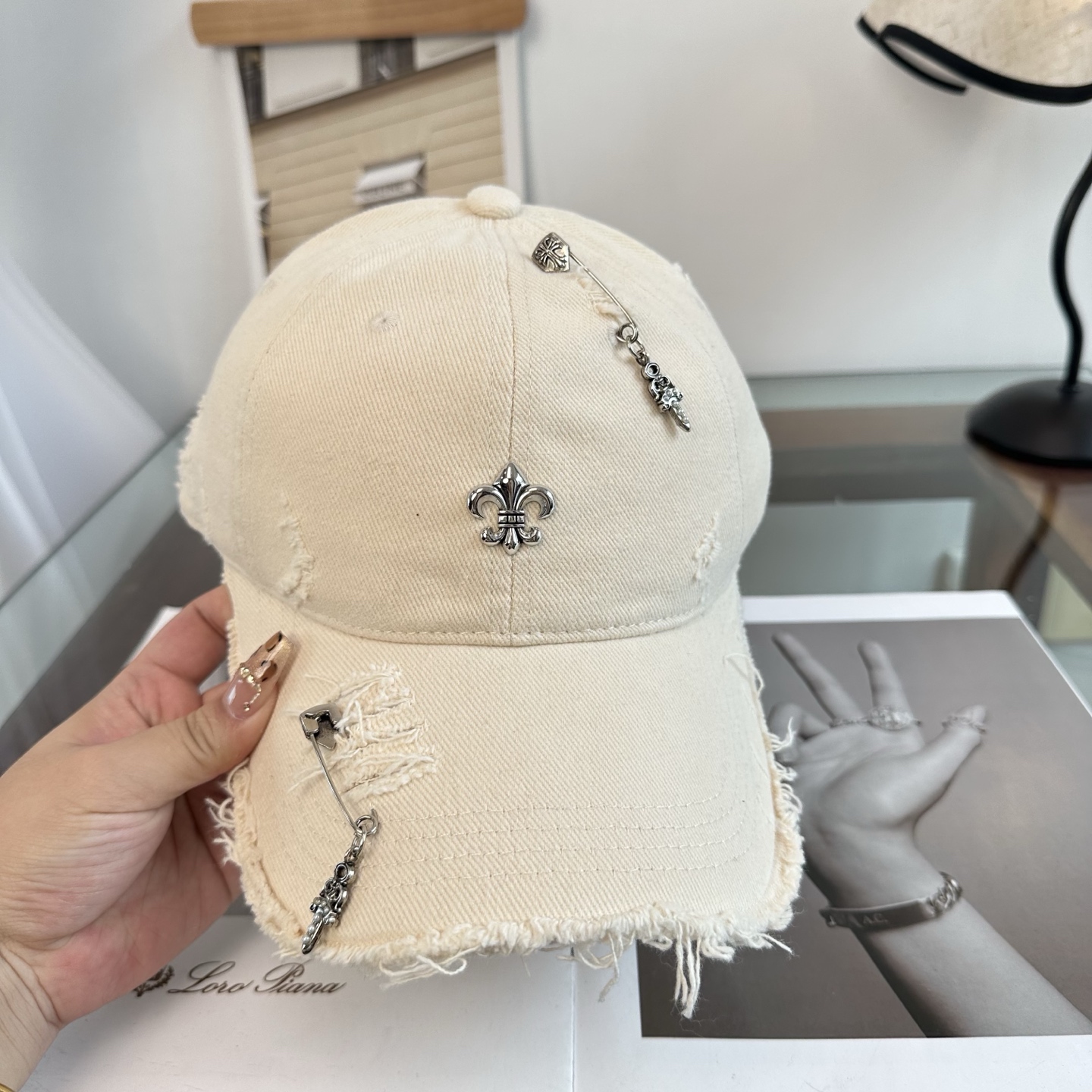 Chrome hearts 克罗心 新款十字架 高品质棒球帽，高端定制版！网红时尚博主同款！墙裂推荐！质