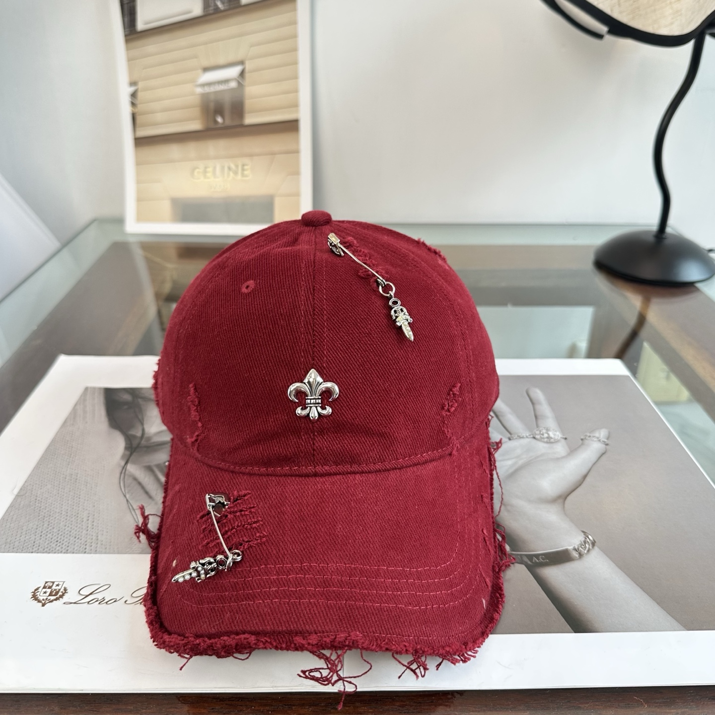 Chrome hearts 克罗心 新款十字架 高品质棒球帽，高端定制版！网红时尚博主同款！墙裂推荐！质