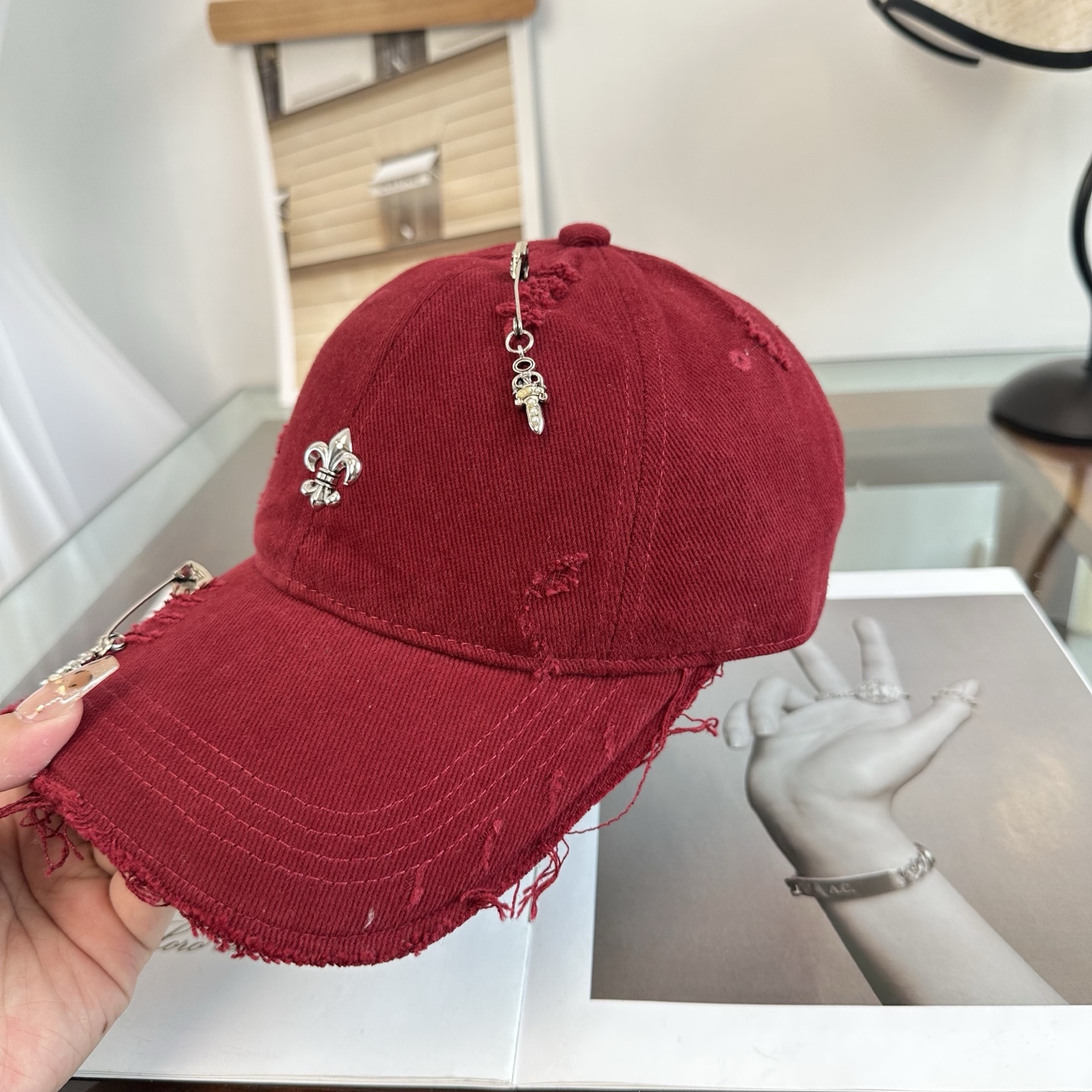 Chrome hearts 克罗心 新款十字架 高品质棒球帽，高端定制版！网红时尚博主同款！墙裂推荐！质