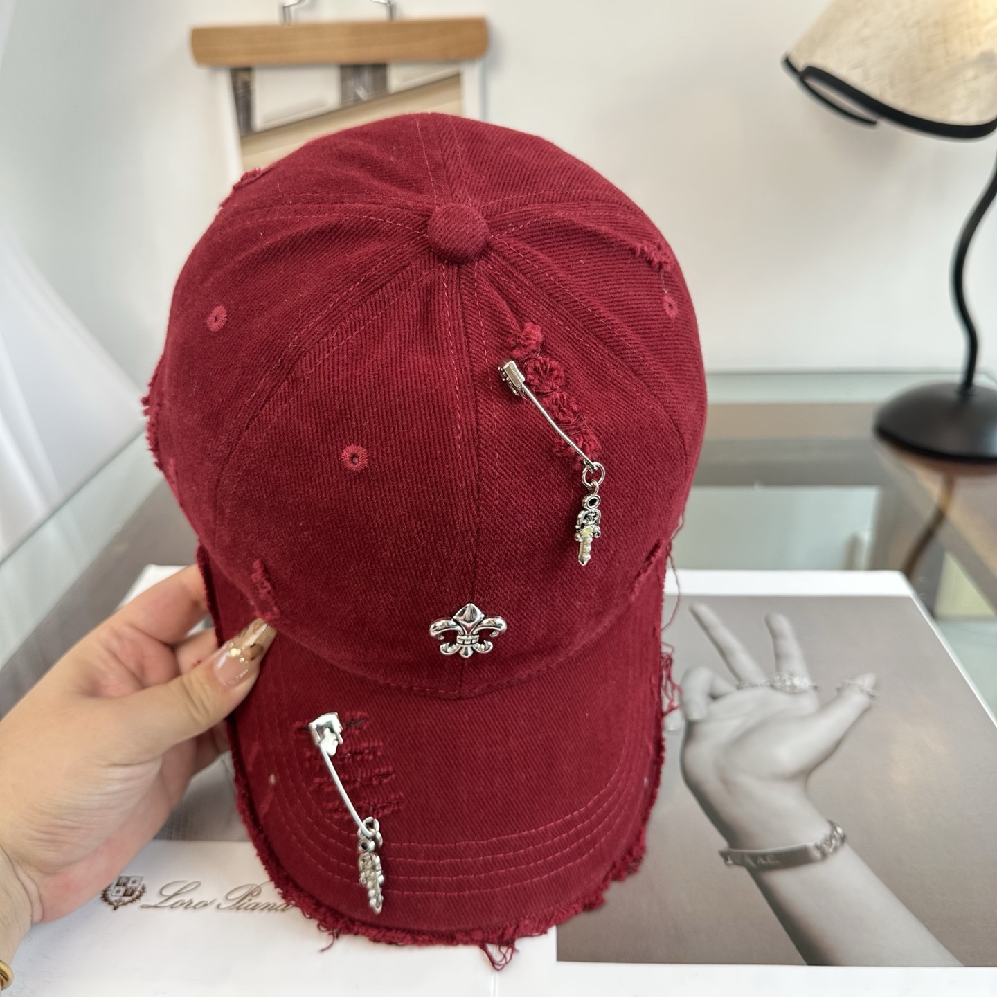 Chrome hearts 克罗心 新款十字架 高品质棒球帽，高端定制版！网红时尚博主同款！墙裂推荐！质
