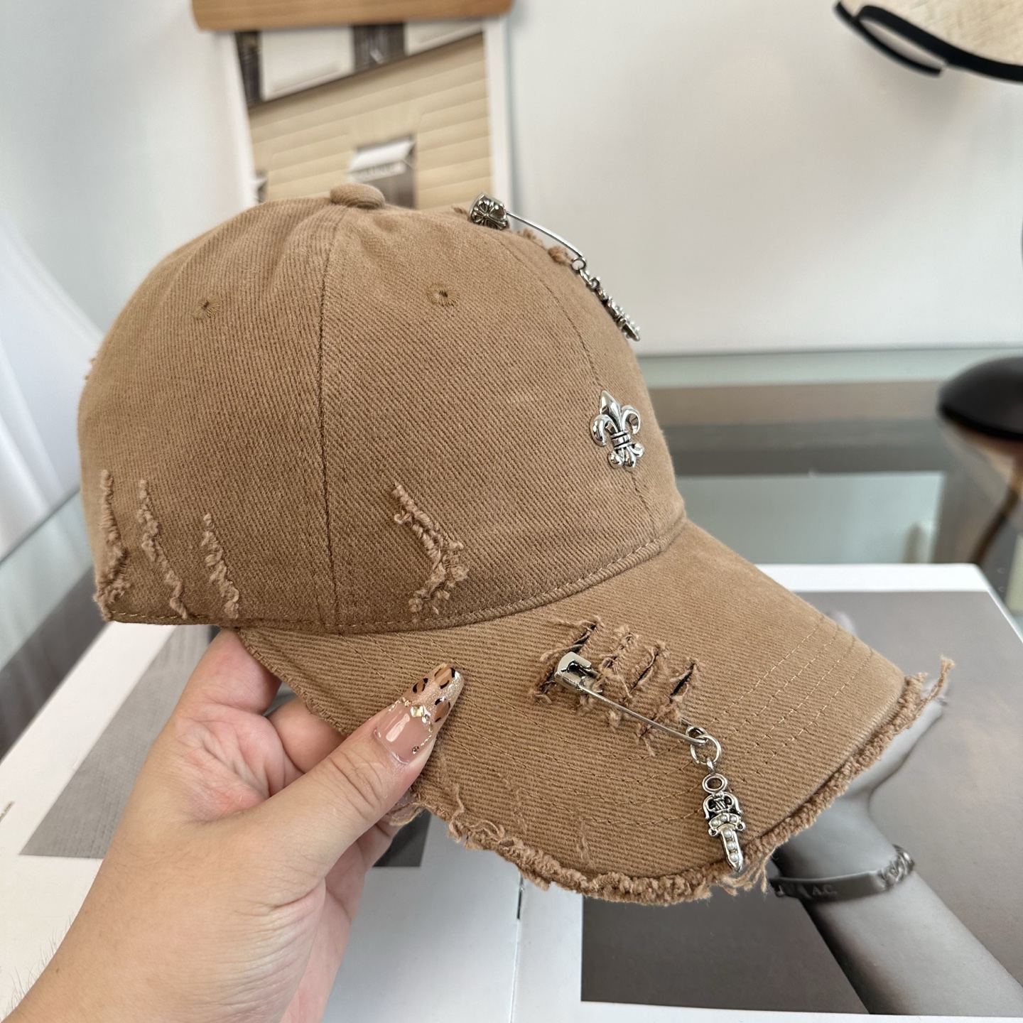 Chrome hearts 克罗心 新款十字架 高品质棒球帽，高端定制版！网红时尚博主同款！墙裂推荐！质