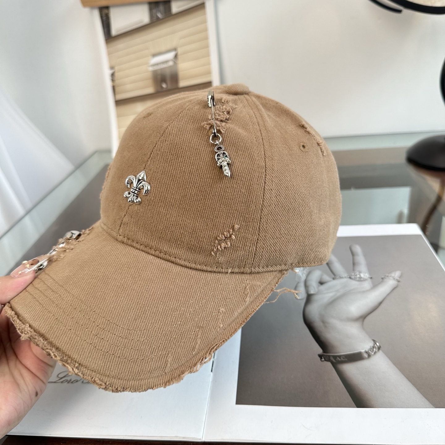 Chrome hearts 克罗心 新款十字架 高品质棒球帽，高端定制版！网红时尚博主同款！墙裂推荐！质