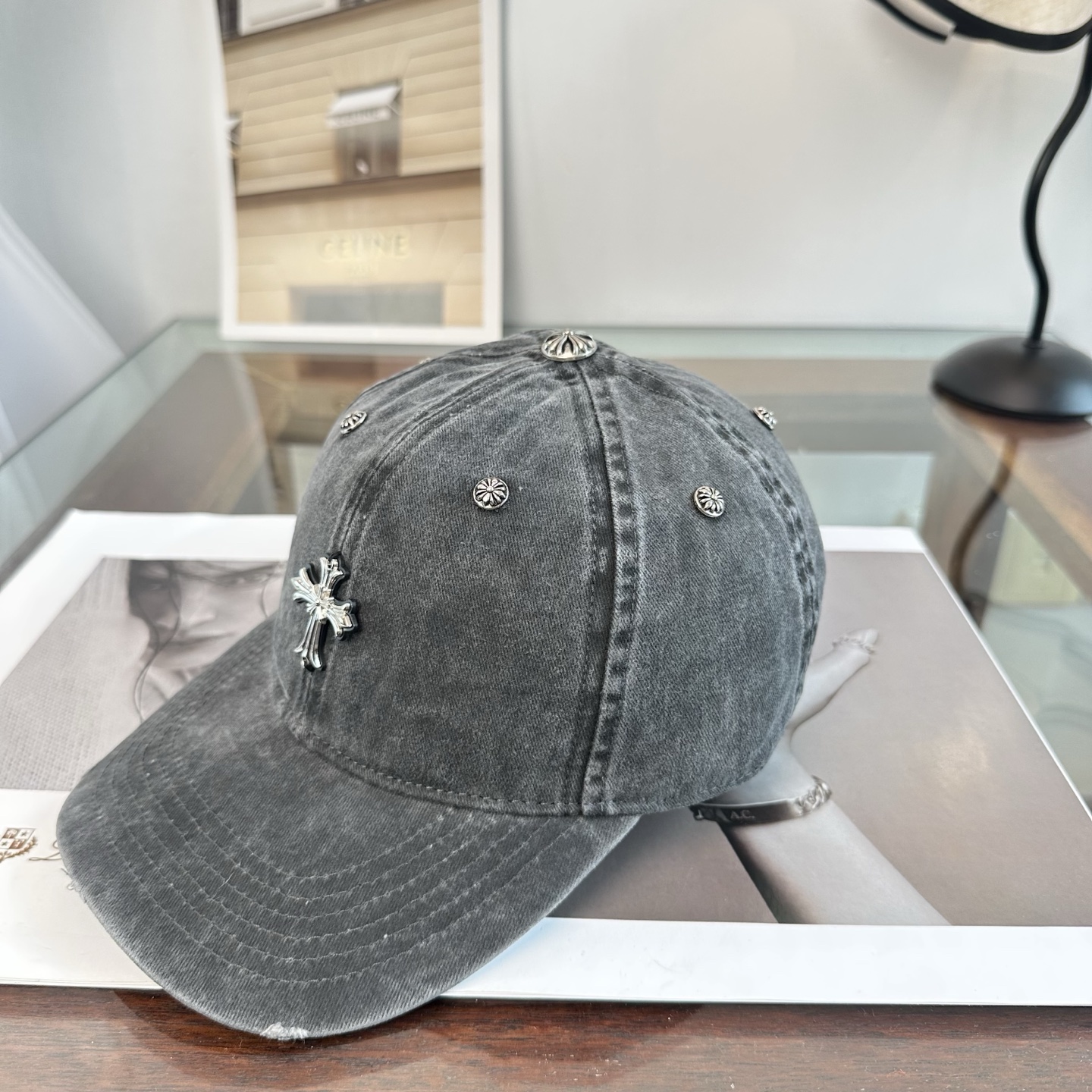 Chrome hearts 克罗心 新款十字架 高品质棒球帽，高端定制版！网红时尚博主同款！墙裂推荐！质