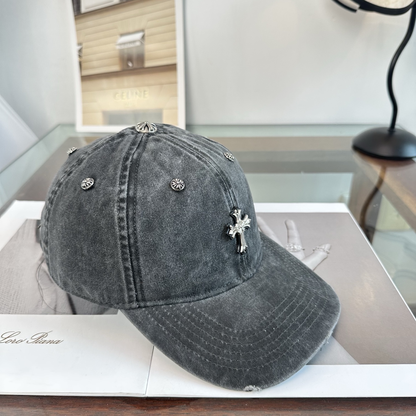 Chrome hearts 克罗心 新款十字架 高品质棒球帽，高端定制版！网红时尚博主同款！墙裂推荐！质