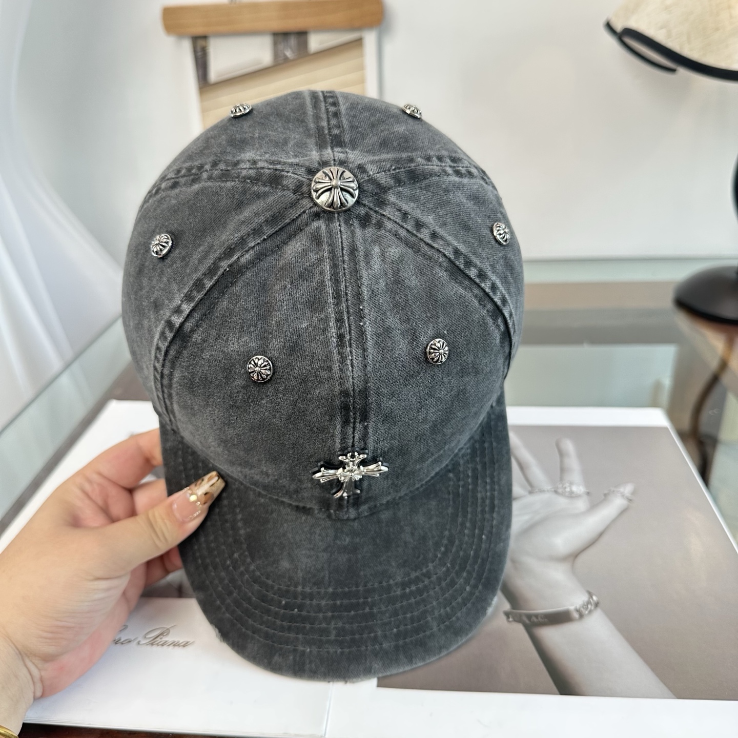 Chrome hearts 克罗心 新款十字架 高品质棒球帽，高端定制版！网红时尚博主同款！墙裂推荐！质