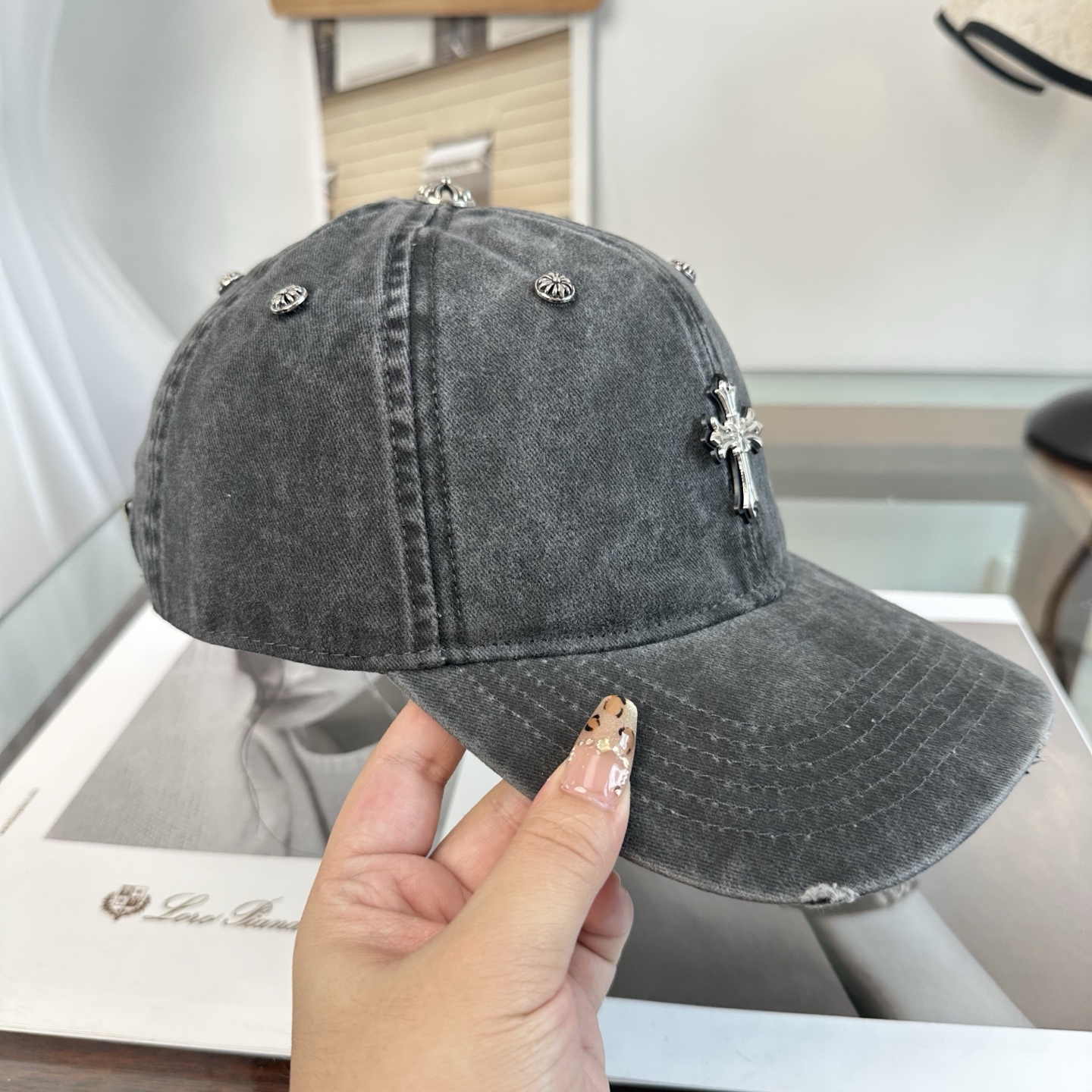 Chrome hearts 克罗心 新款十字架 高品质棒球帽，高端定制版！网红时尚博主同款！墙裂推荐！质