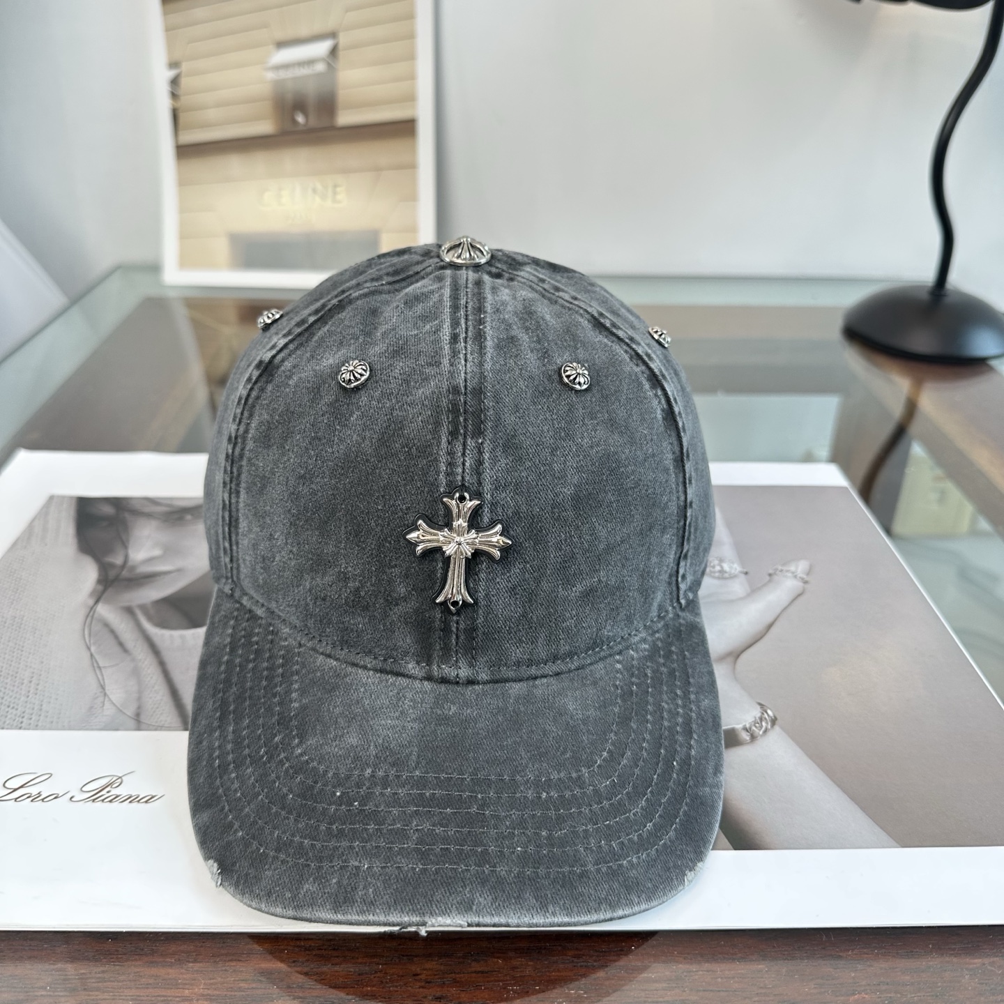 Chrome hearts 克罗心 新款十字架 高品质棒球帽，高端定制版！网红时尚博主同款！墙裂推荐！质