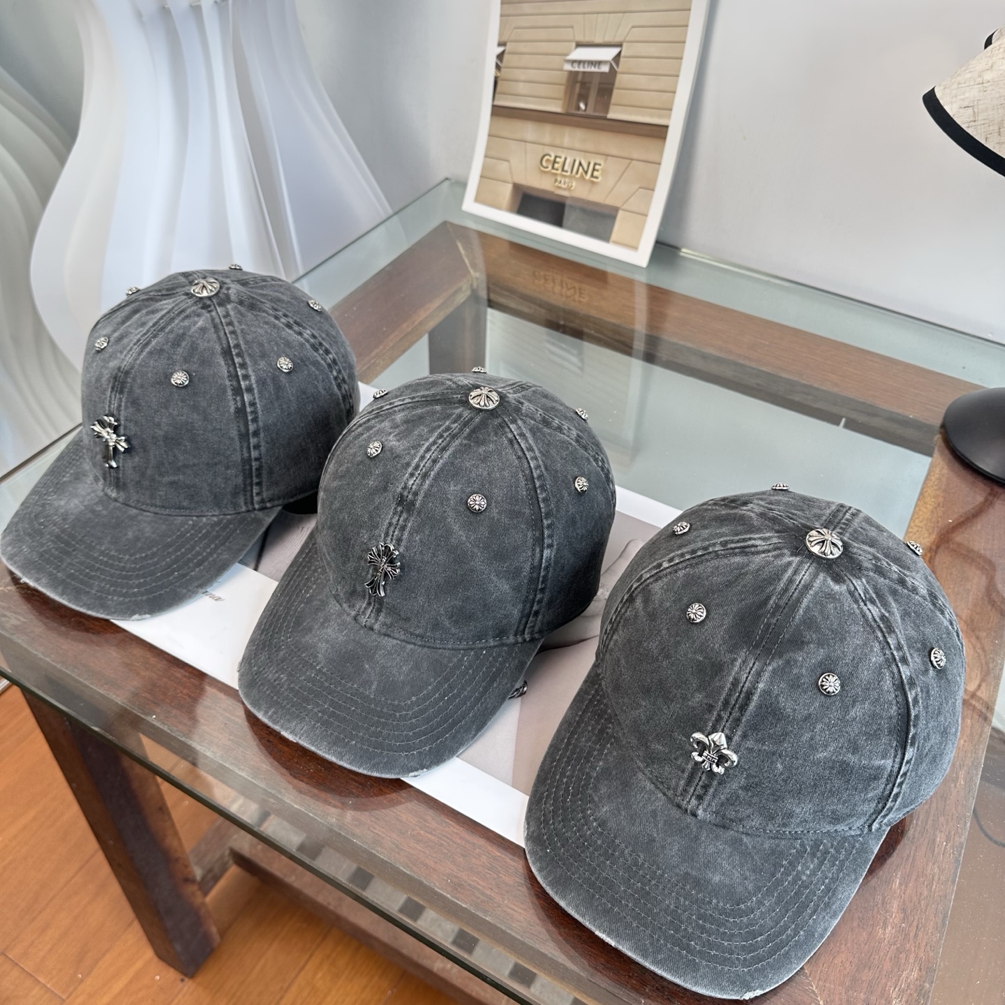 Chrome hearts 克罗心 新款十字架 高品质棒球帽，高端定制版！网红时尚博主同款！墙裂推荐！质