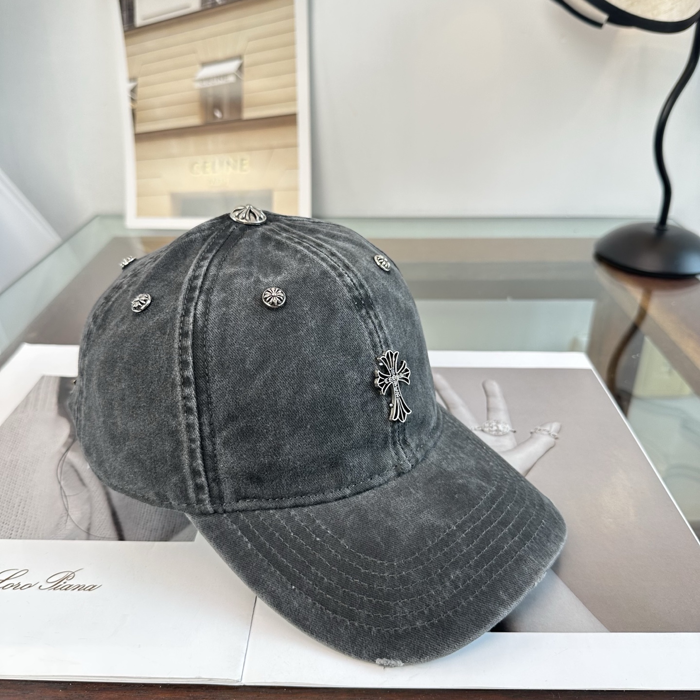 Chrome hearts 克罗心 新款十字架 高品质棒球帽，高端定制版！网红时尚博主同款！墙裂推荐！质