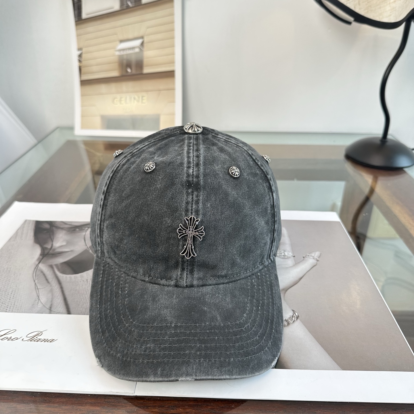 Chrome hearts 克罗心 新款十字架 高品质棒球帽，高端定制版！网红时尚博主同款！墙裂推荐！质