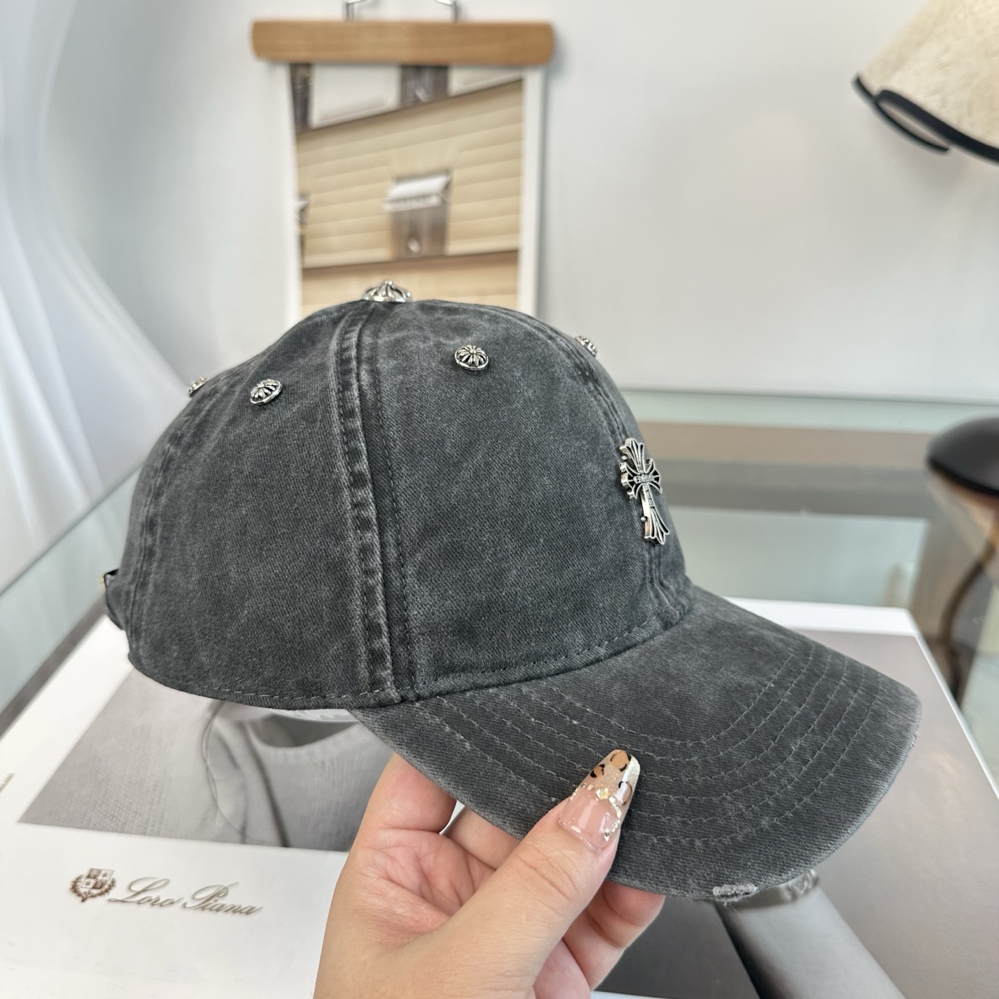 Chrome hearts 克罗心 新款十字架 高品质棒球帽，高端定制版！网红时尚博主同款！墙裂推荐！质