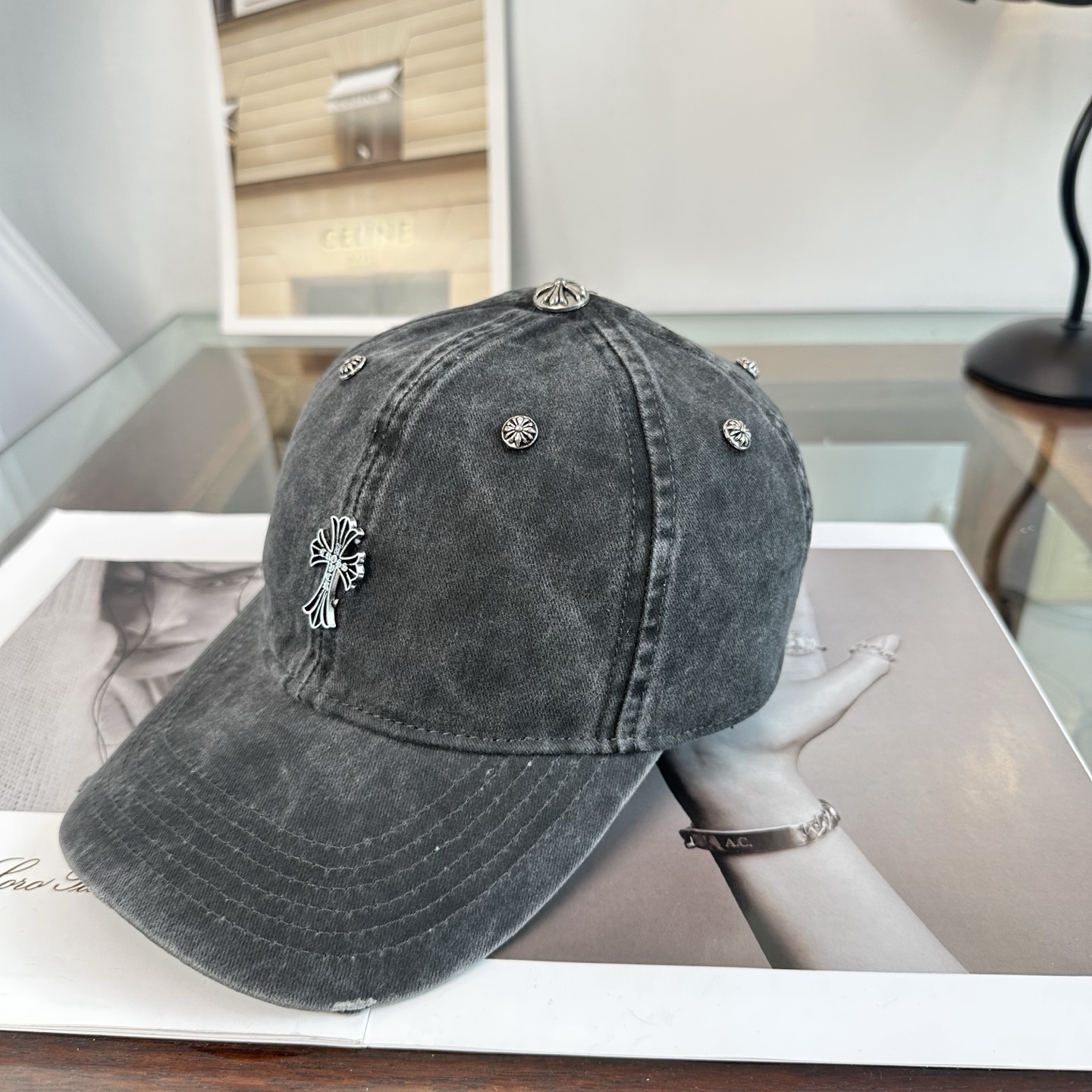 Chrome hearts 克罗心 新款十字架 高品质棒球帽，高端定制版！网红时尚博主同款！墙裂推荐！质