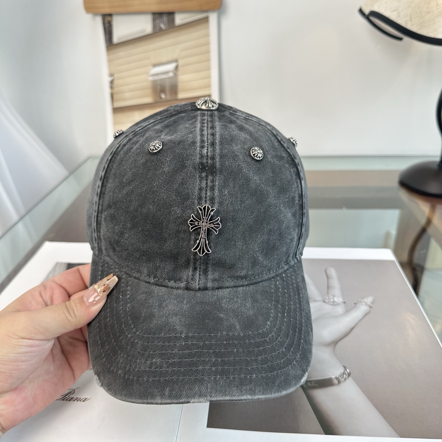 Chrome hearts 克罗心 新款十字架 高品质棒球帽，高端定制版！网红时尚博主同款！墙裂推荐！质