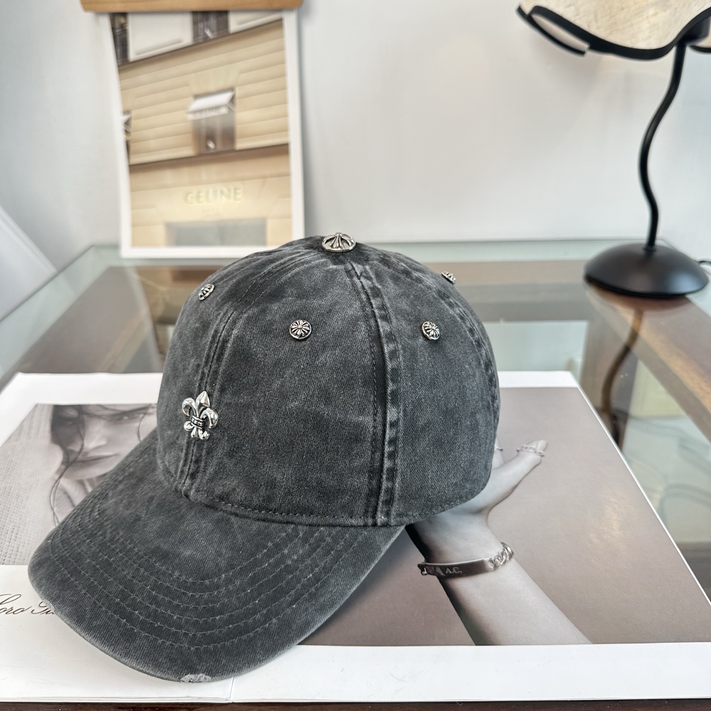 Chrome hearts 克罗心 新款十字架 高品质棒球帽，高端定制版！网红时尚博主同款！墙裂推荐！质