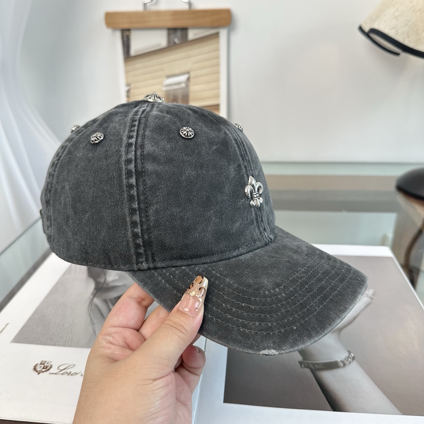 Chrome hearts 克罗心 新款十字架 高品质棒球帽，高端定制版！网红时尚博主同款！墙裂推荐！质