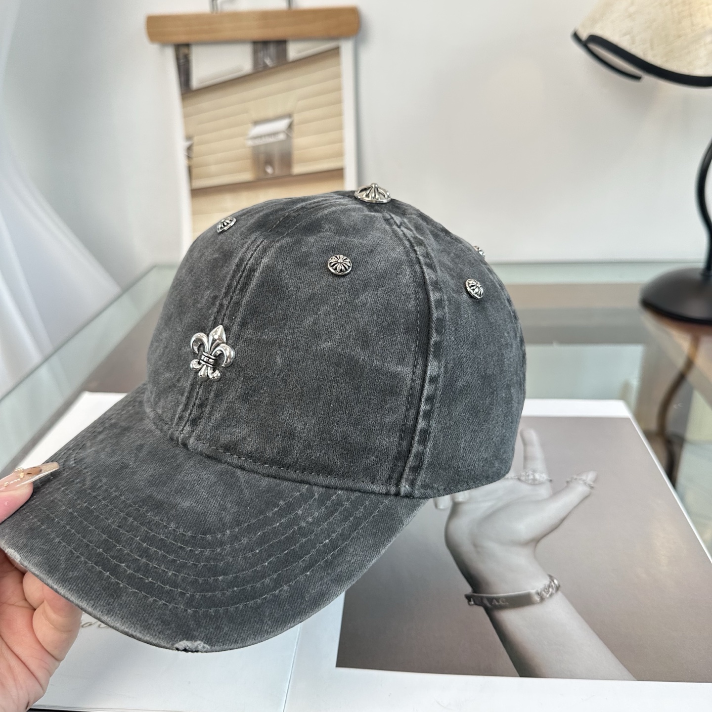 Chrome hearts 克罗心 新款十字架 高品质棒球帽，高端定制版！网红时尚博主同款！墙裂推荐！质