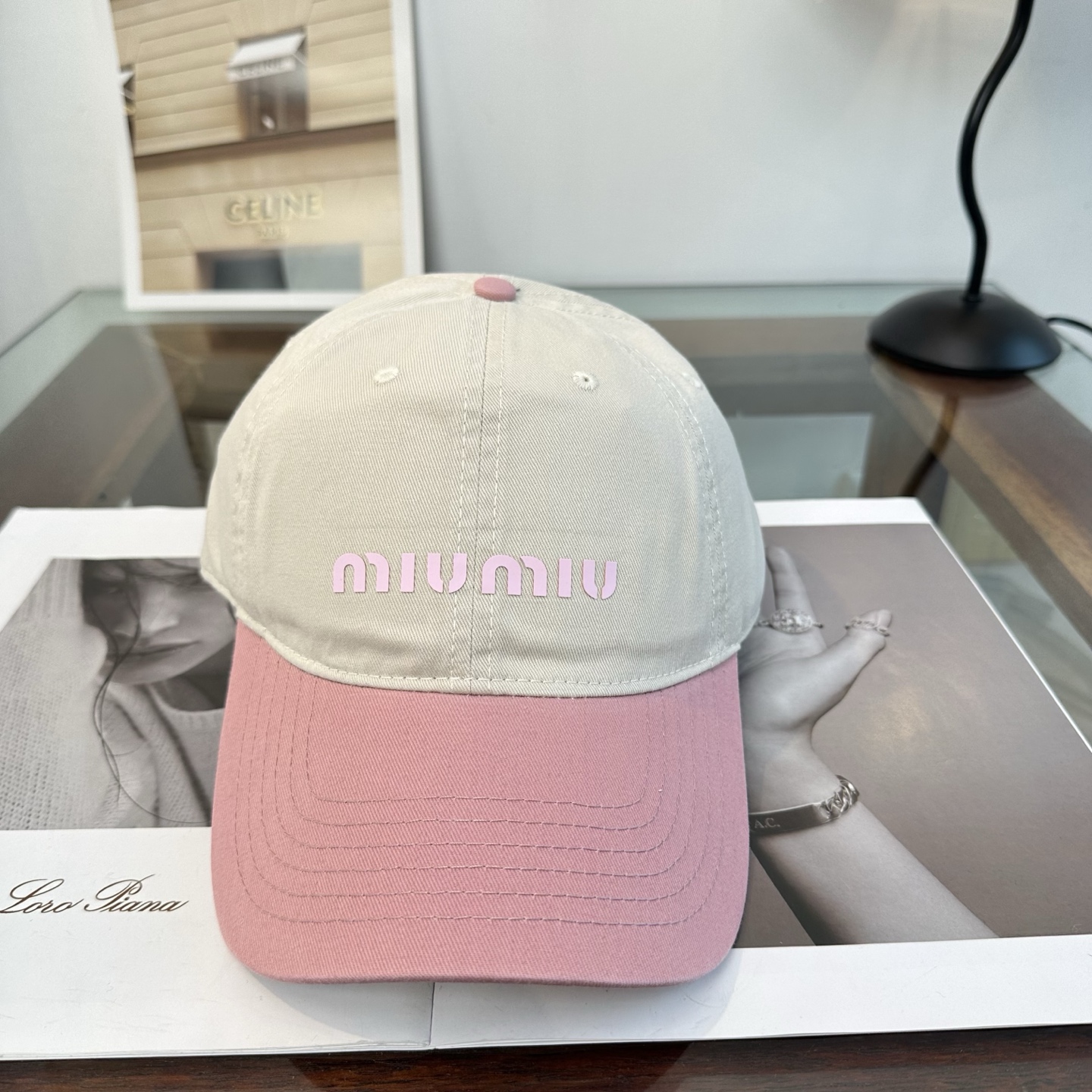 谬谬miumiu 原单 新款棒球帽，正品开模订制，原版做工细致质量超赞！