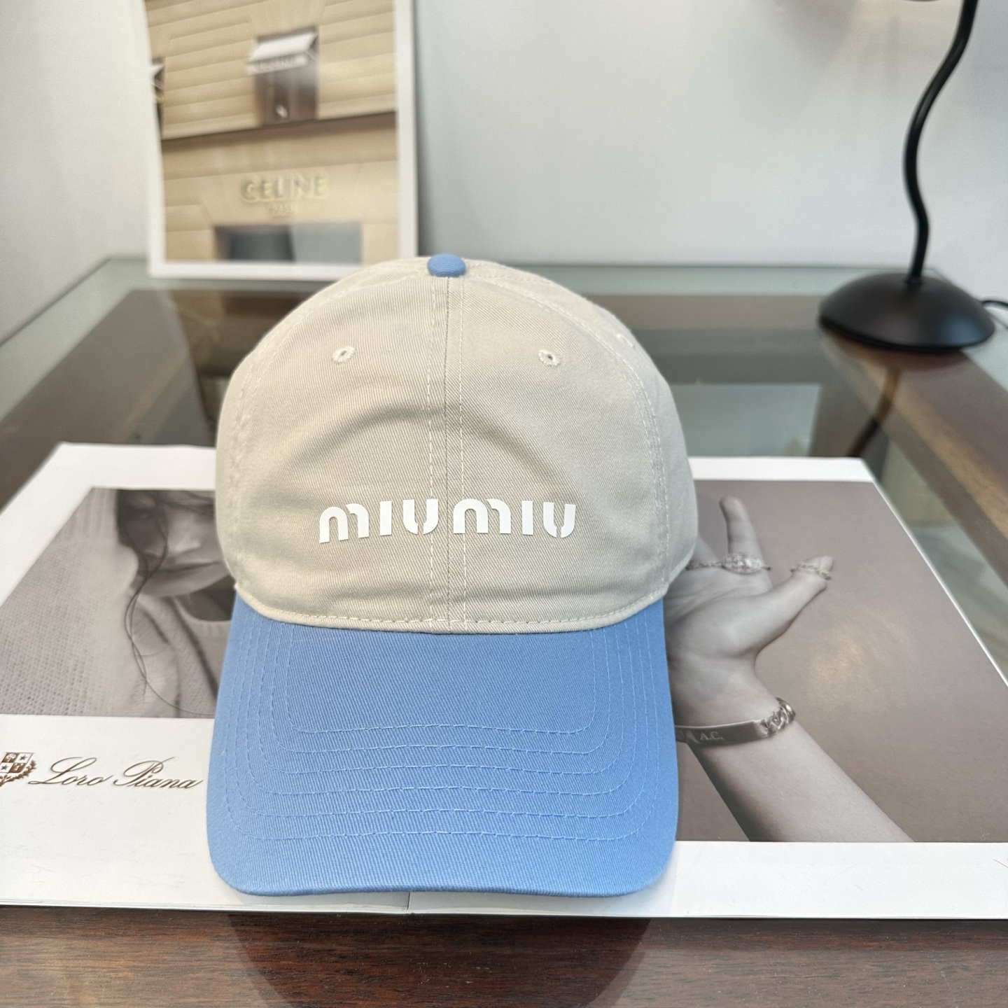 谬谬miumiu 原单 新款棒球帽，正品开模订制，原版做工细致质量超赞！