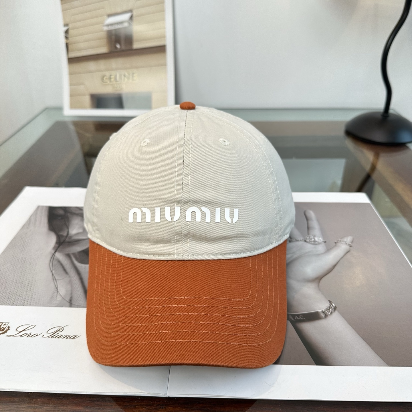 谬谬miumiu 原单 新款棒球帽，正品开模订制，原版做工细致质量超赞！