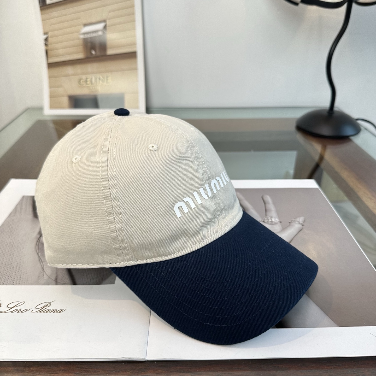 谬谬miumiu 原单 新款棒球帽，正品开模订制，原版做工细致质量超赞！
