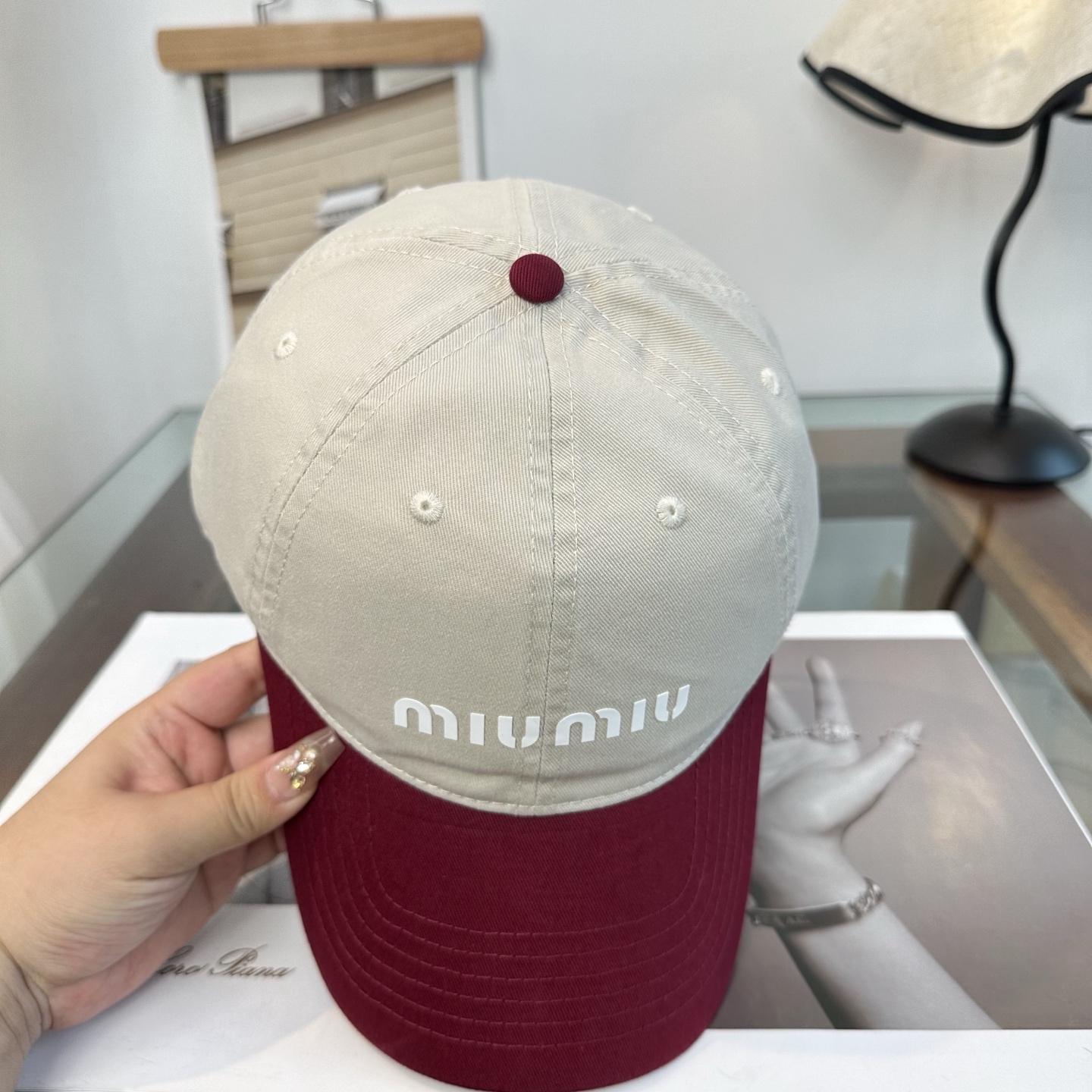 谬谬miumiu 原单 新款棒球帽，正品开模订制，原版做工细致质量超赞！