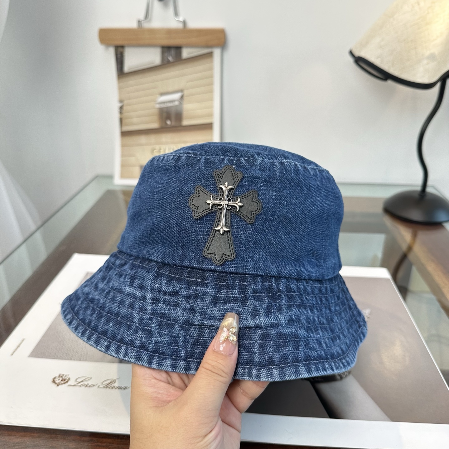 Chrome Hearts 克罗心 十字架 渔夫帽，男女同款。