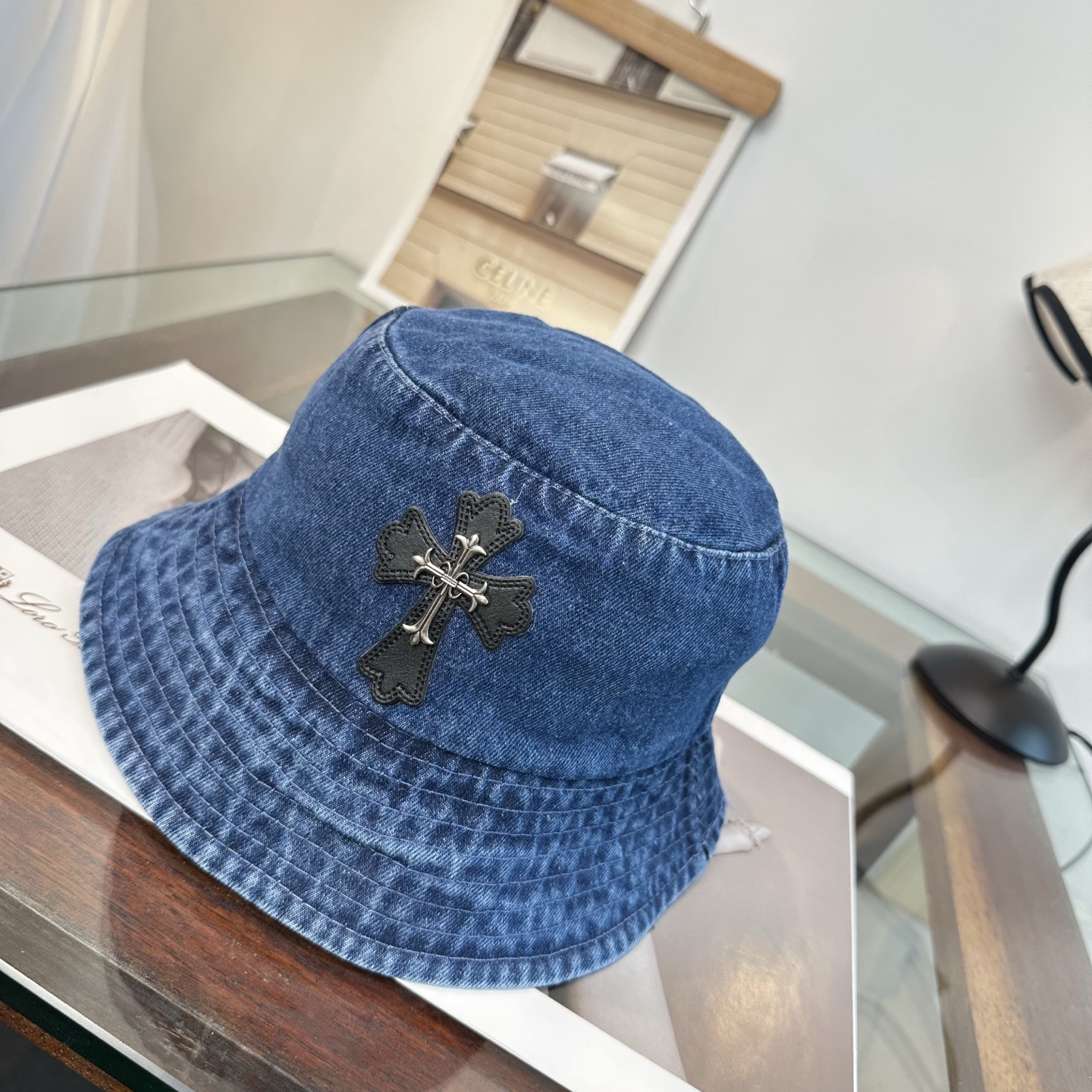 Chrome Hearts 克罗心 十字架 渔夫帽，男女同款。