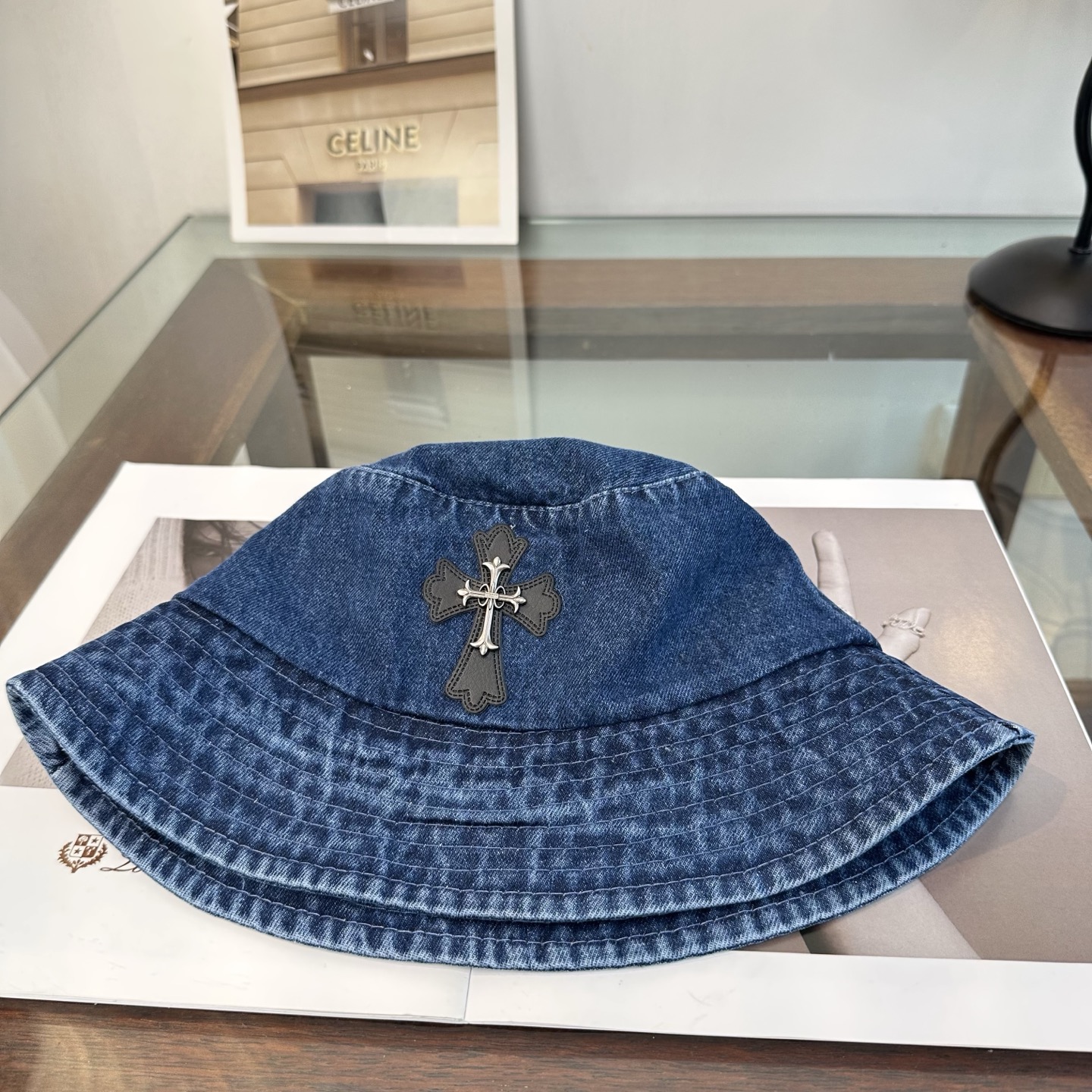 Chrome Hearts 克罗心 十字架 渔夫帽，男女同款。