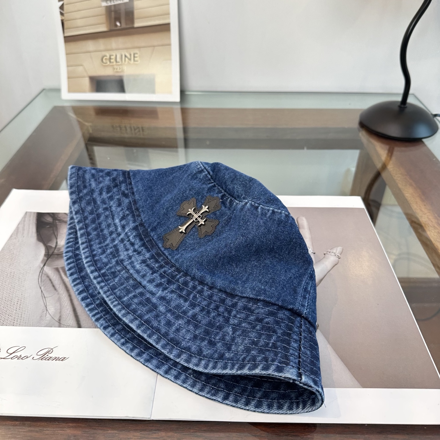 Chrome Hearts 克罗心 十字架 渔夫帽，男女同款。