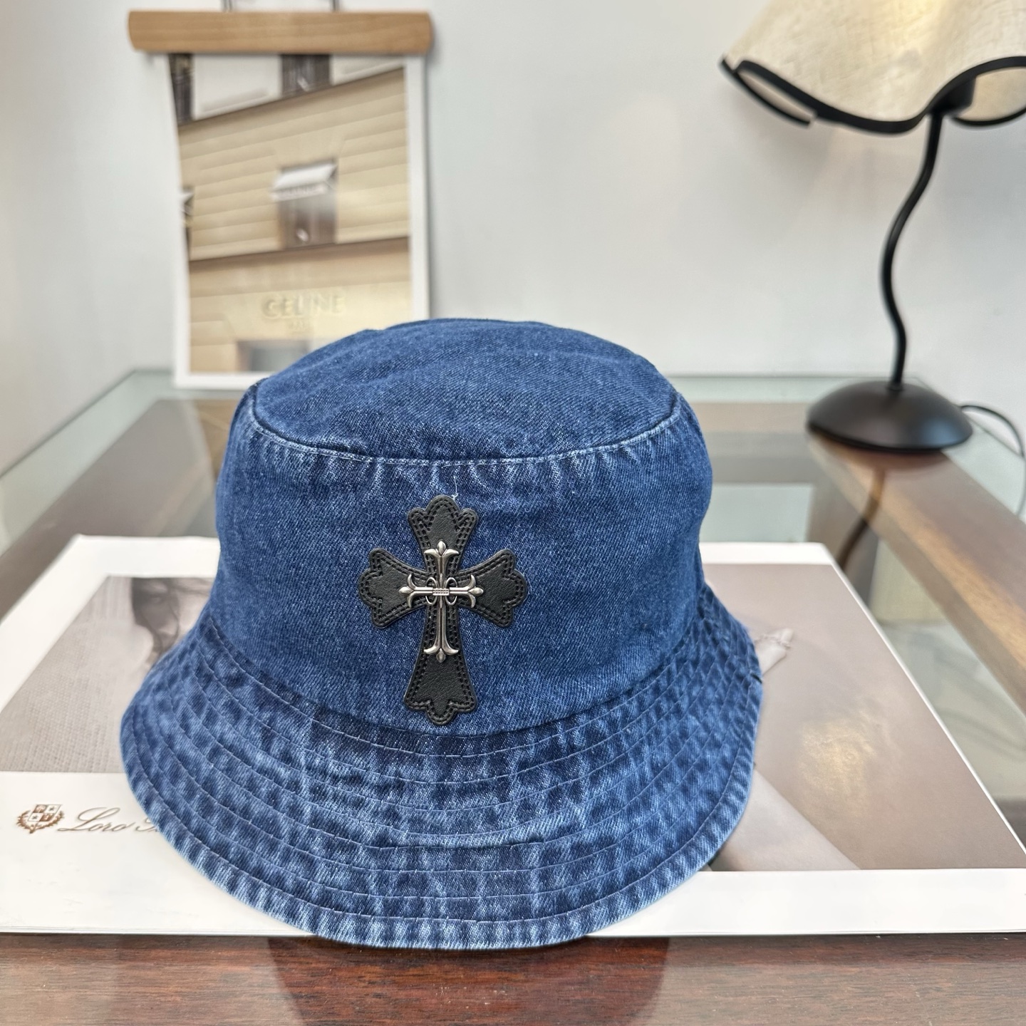 Chrome Hearts 克罗心 十字架 渔夫帽，男女同款。