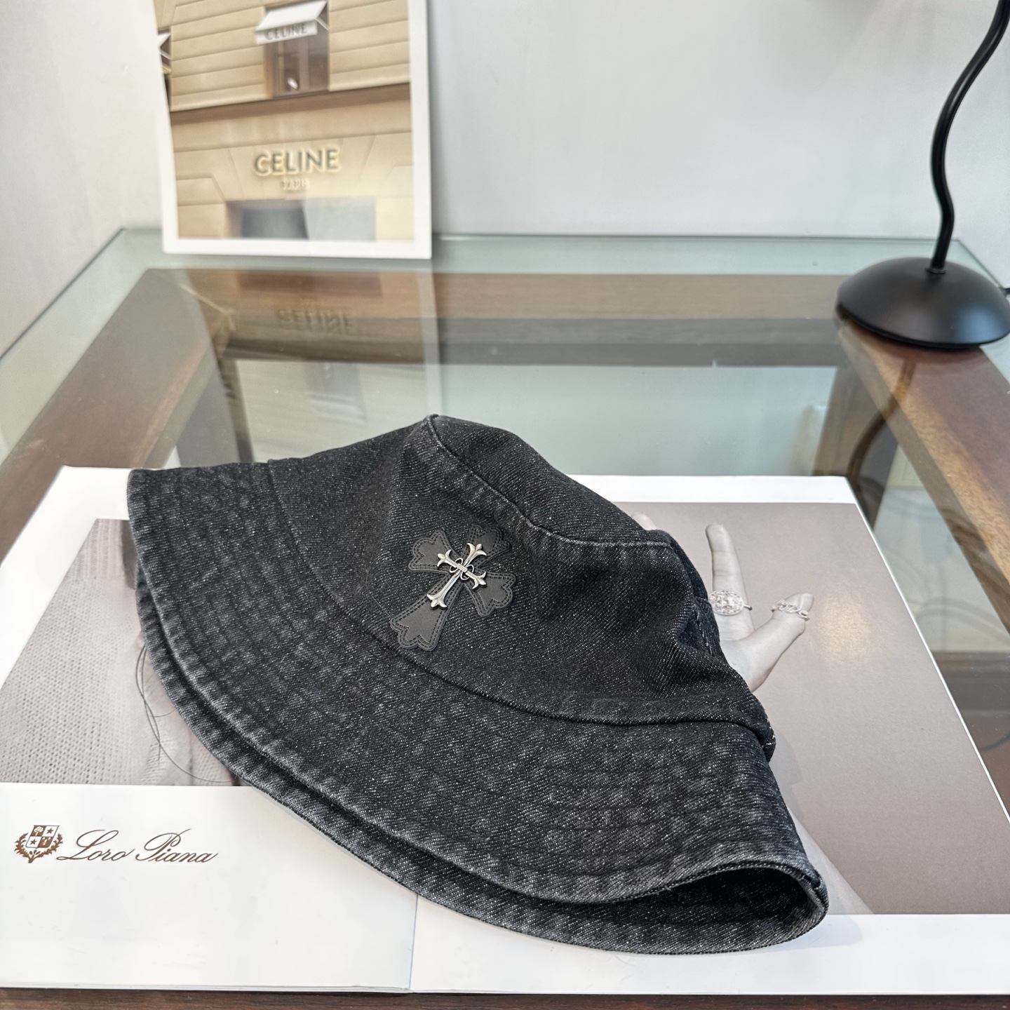 Chrome Hearts 克罗心 十字架 渔夫帽，男女同款。