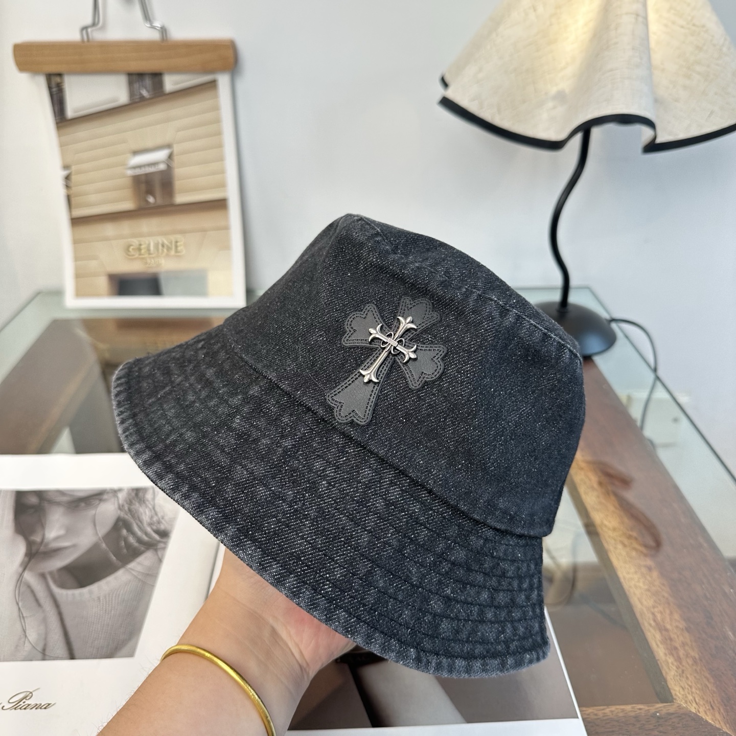 Chrome Hearts 克罗心 十字架 渔夫帽，男女同款。