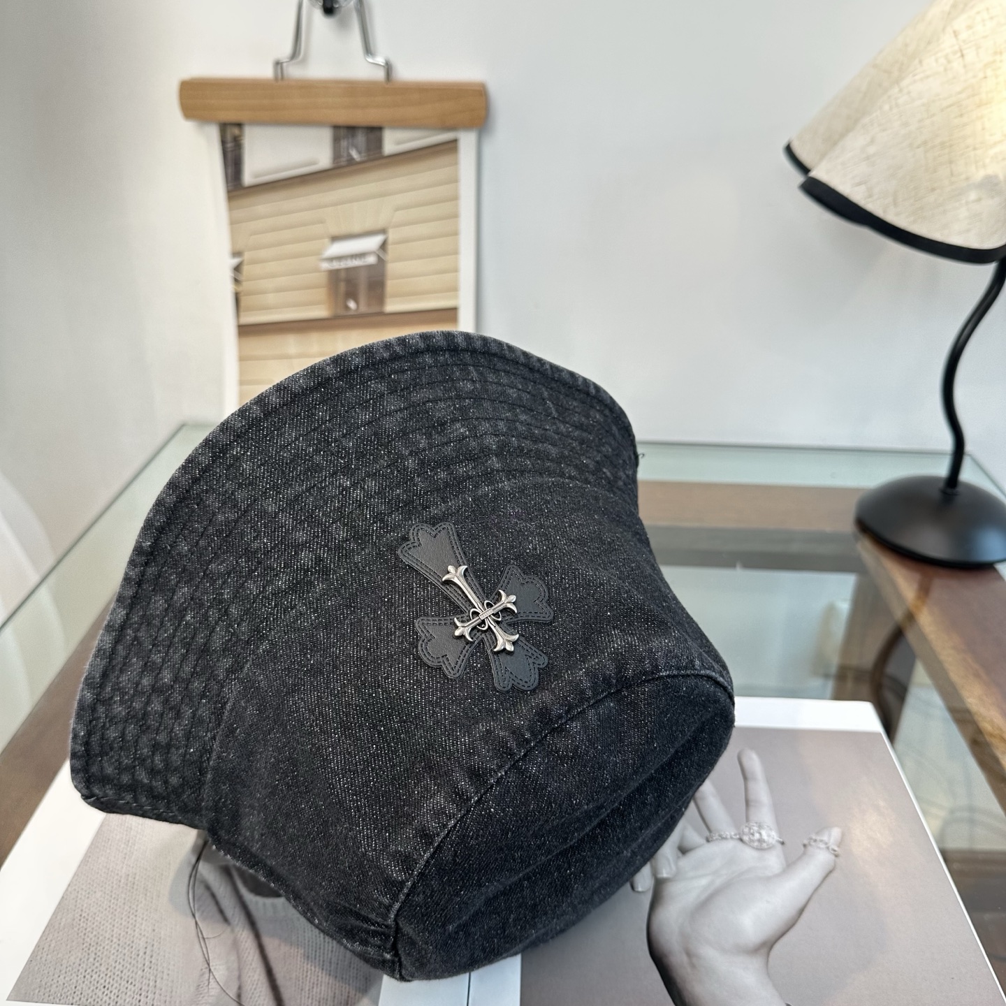 Chrome Hearts 克罗心 十字架 渔夫帽，男女同款。