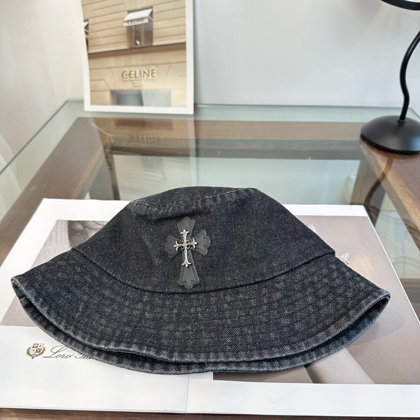Chrome Hearts 克罗心 十字架 渔夫帽，男女同款。