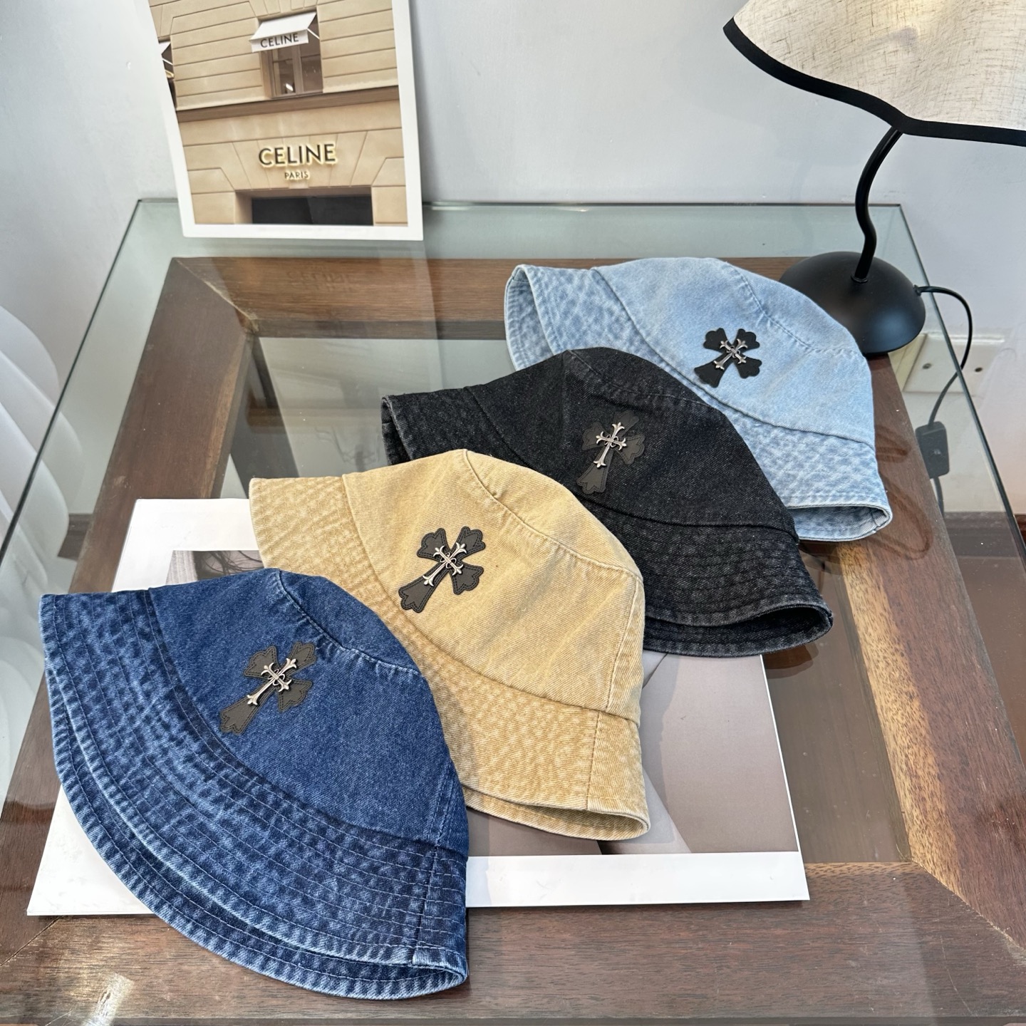 Chrome Hearts 克罗心 十字架 渔夫帽，男女同款。