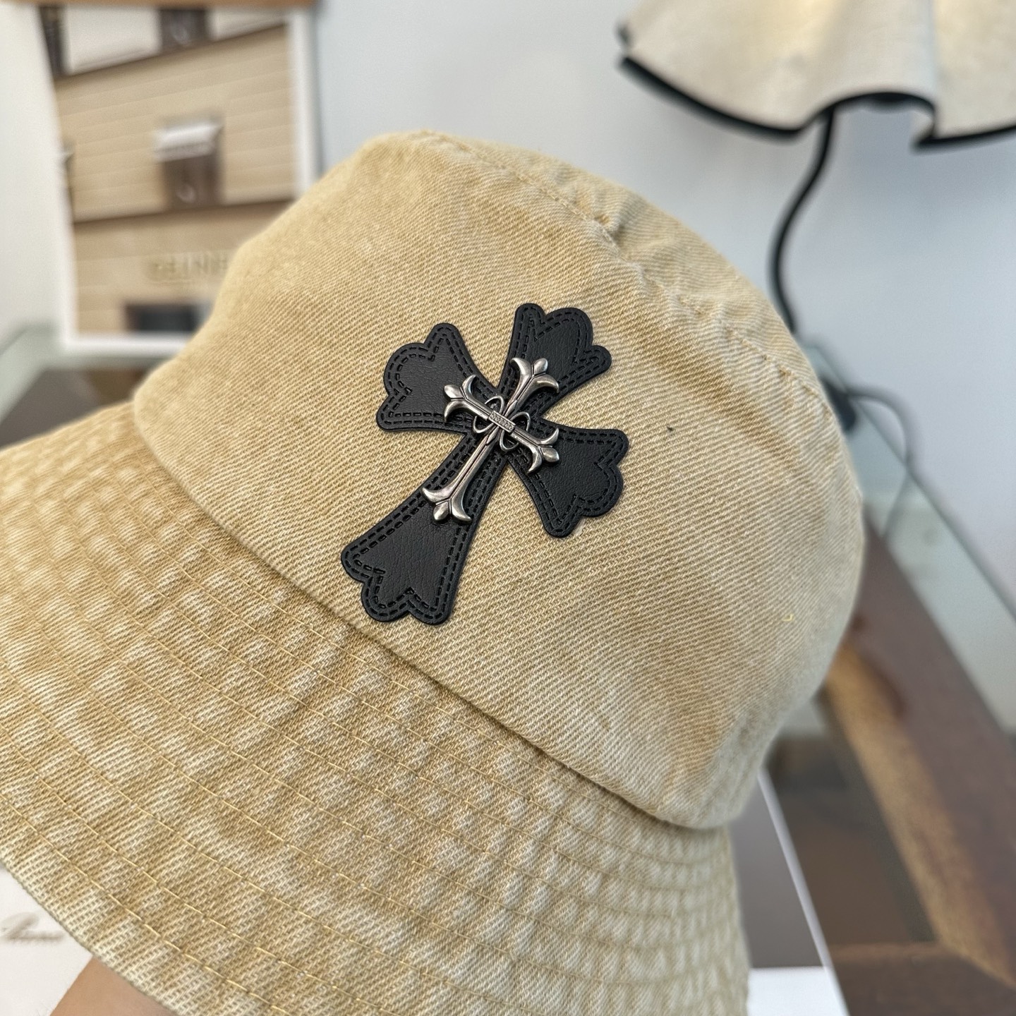 Chrome Hearts 克罗心 十字架 渔夫帽，男女同款。