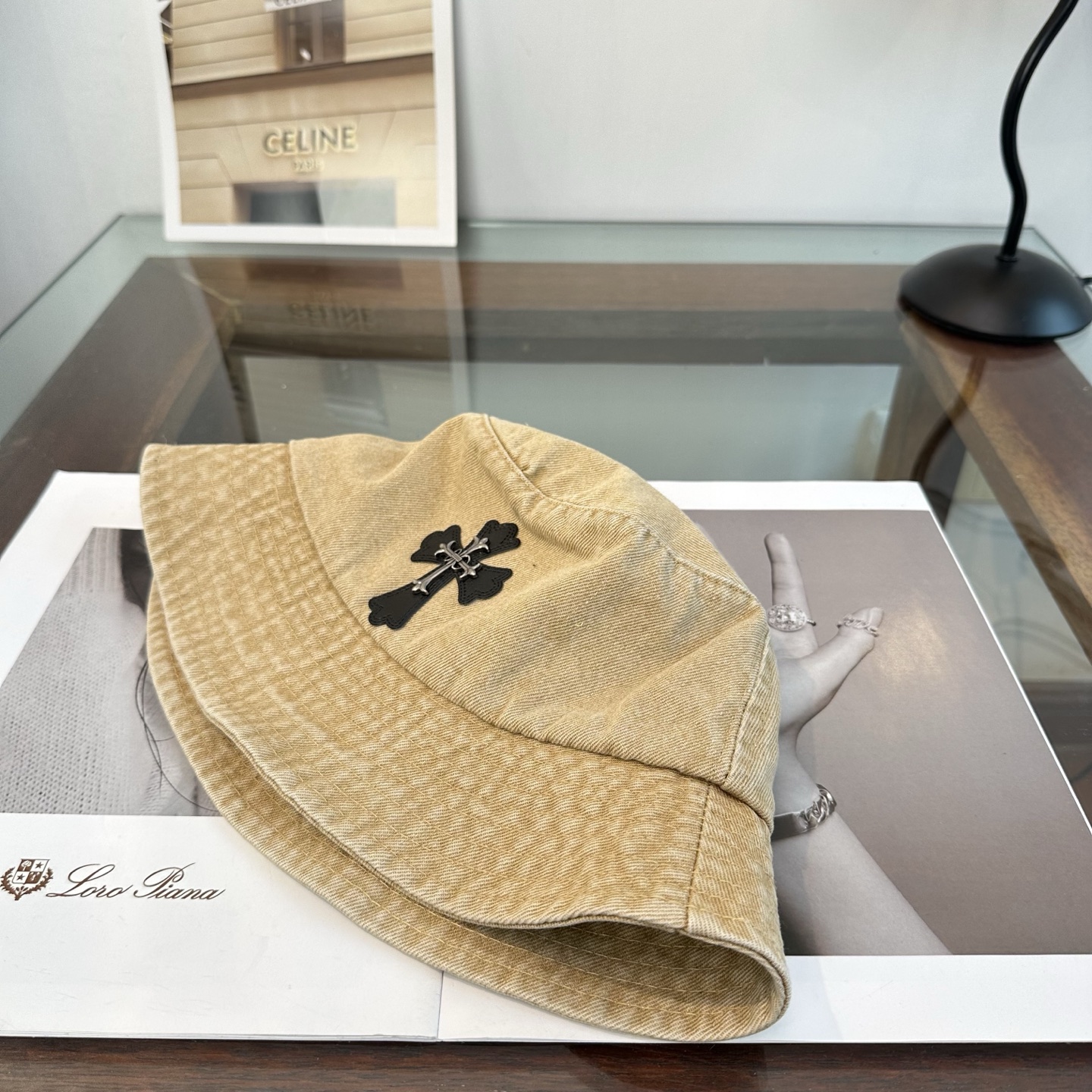 Chrome Hearts 克罗心 十字架 渔夫帽，男女同款。