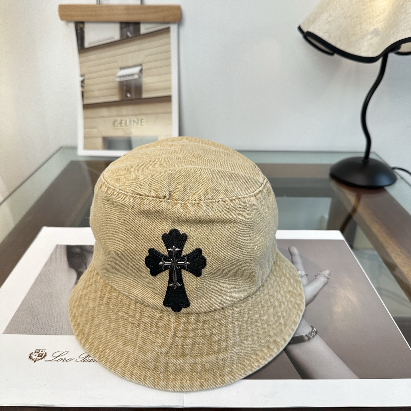 Chrome Hearts 克罗心 十字架 渔夫帽，男女同款。