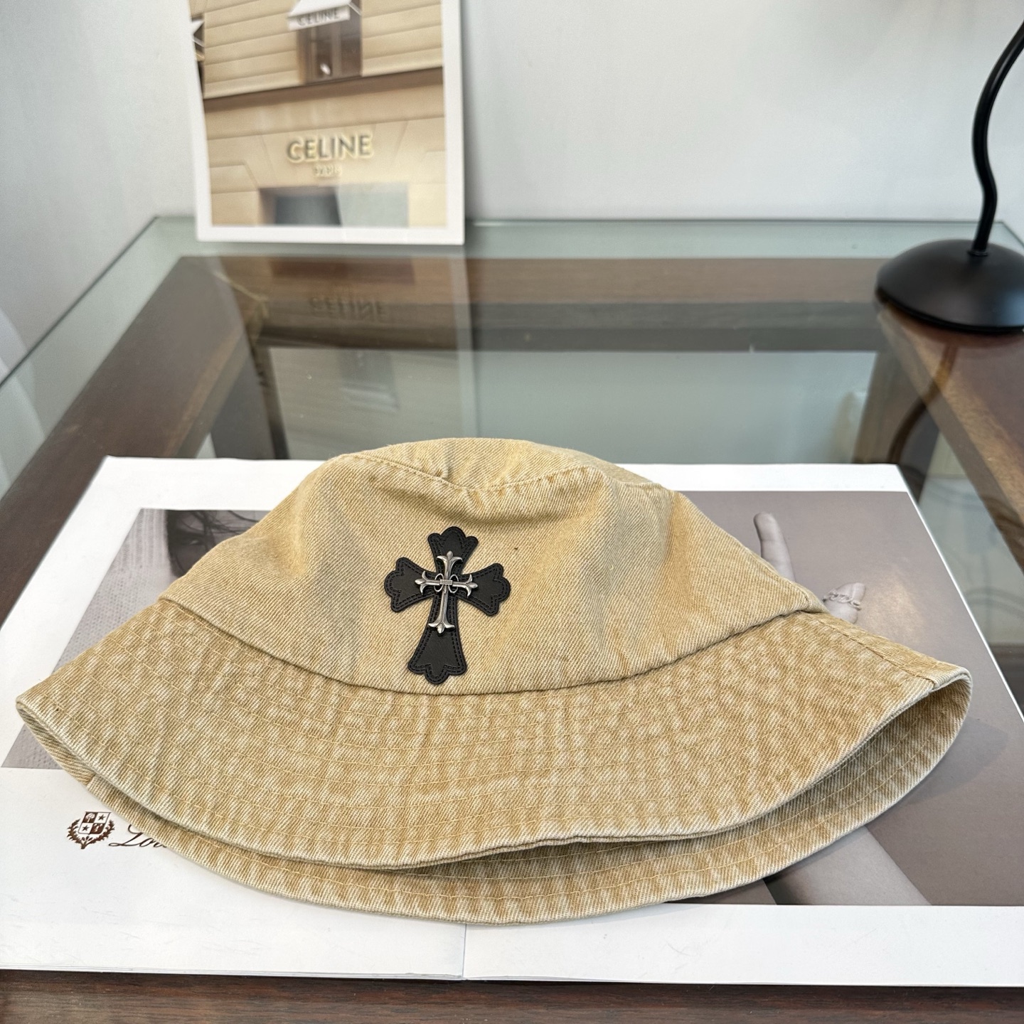 Chrome Hearts 克罗心 十字架 渔夫帽，男女同款。