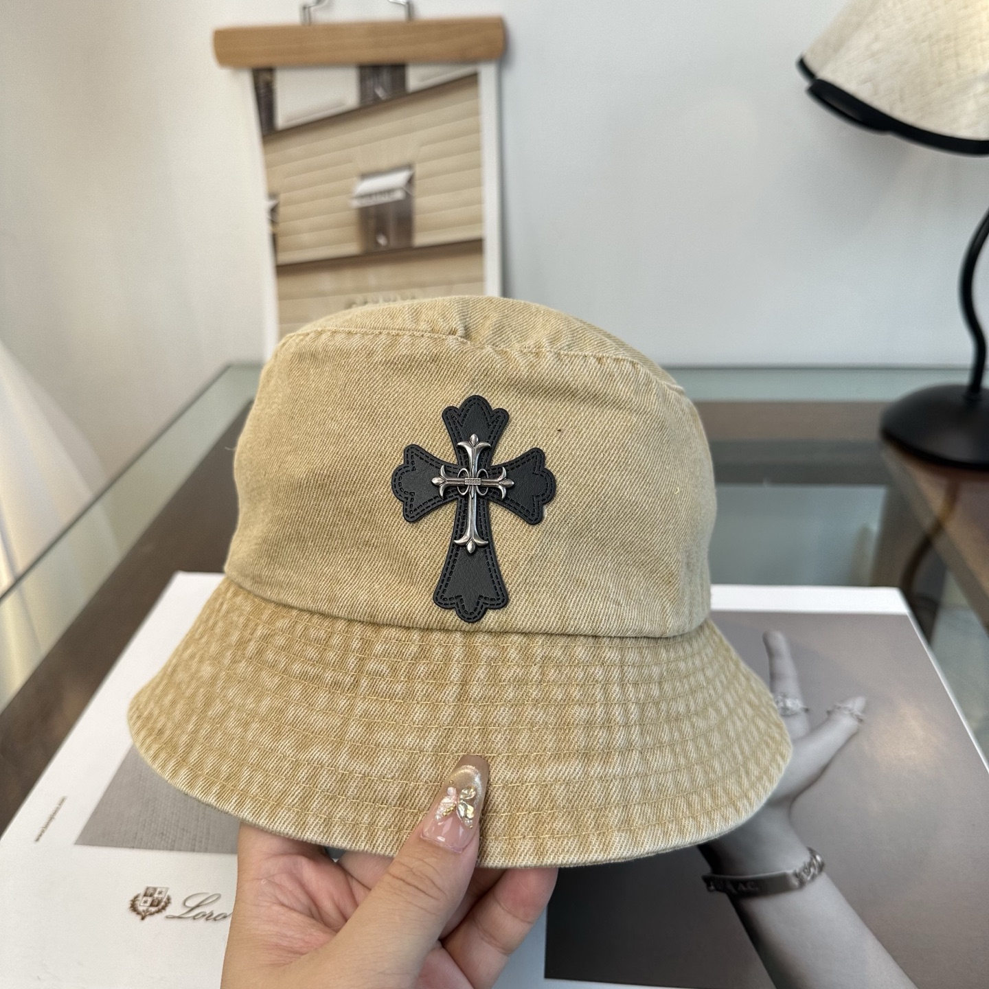 Chrome Hearts 克罗心 十字架 渔夫帽，男女同款。