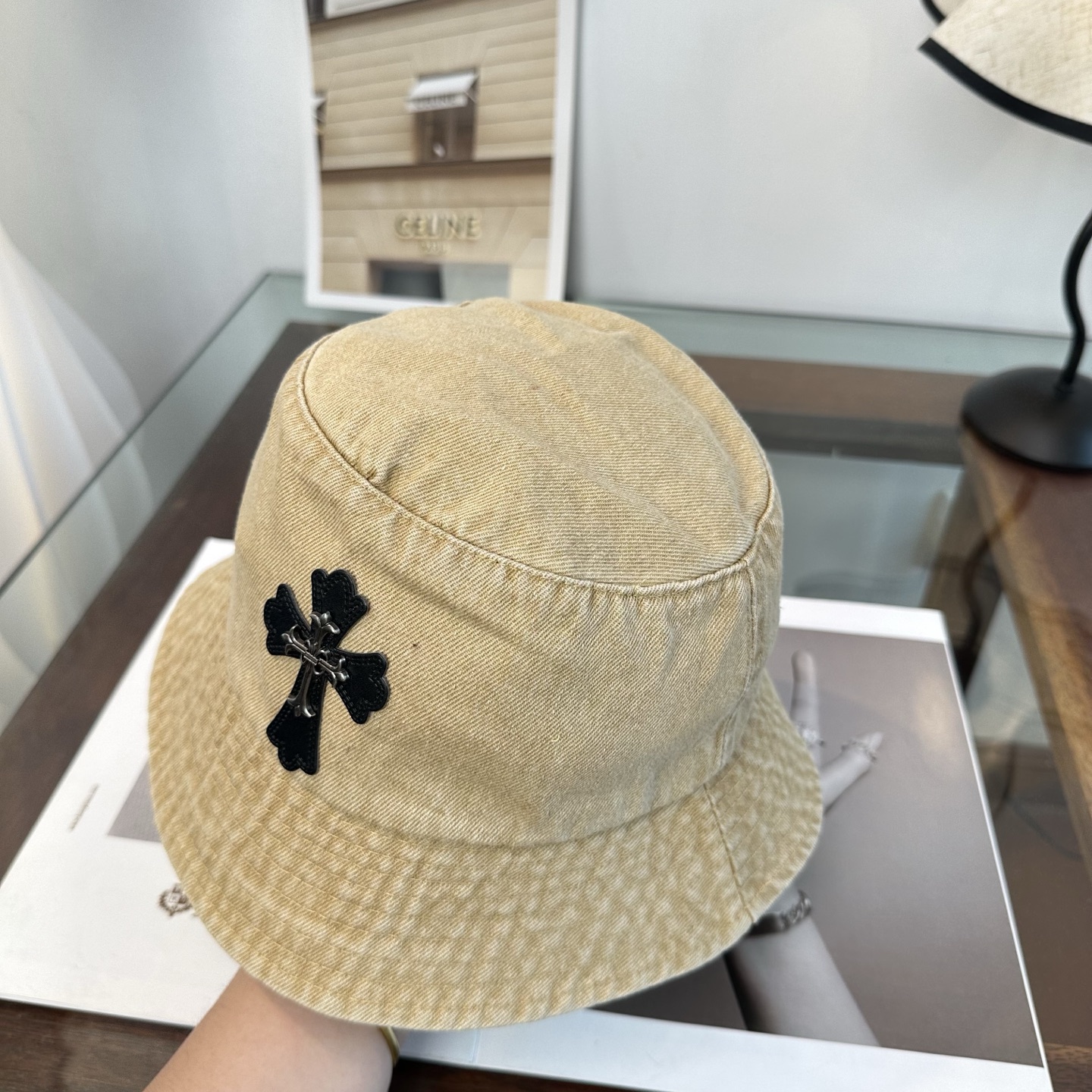 Chrome Hearts 克罗心 十字架 渔夫帽，男女同款。