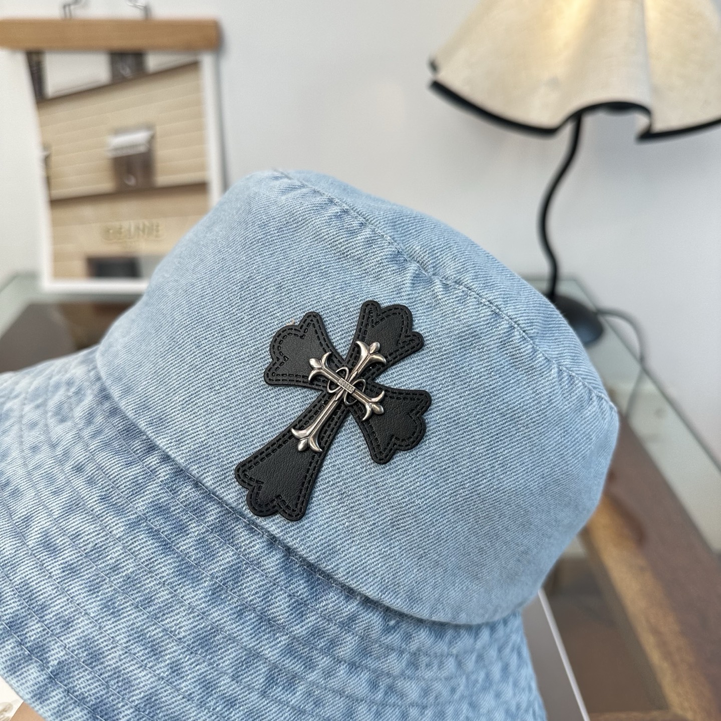 Chrome Hearts 克罗心 十字架 渔夫帽，男女同款。