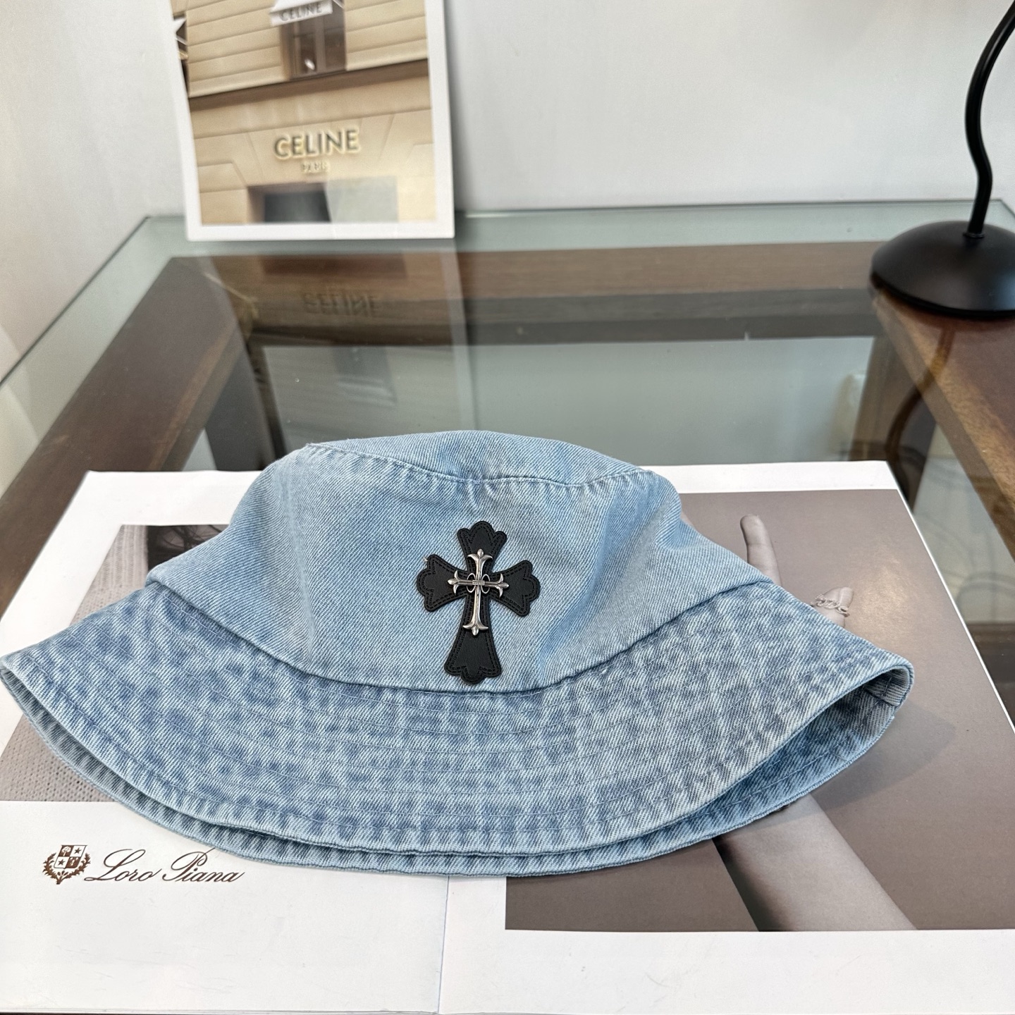 Chrome Hearts 克罗心 十字架 渔夫帽，男女同款。