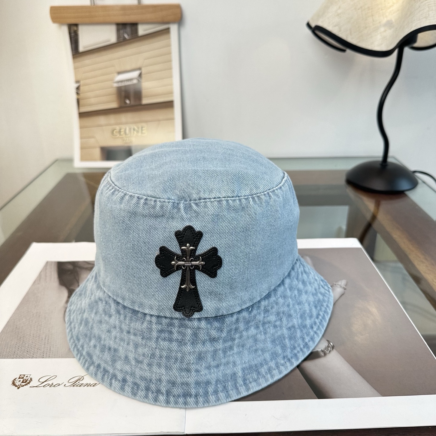 Chrome Hearts 克罗心 十字架 渔夫帽，男女同款。