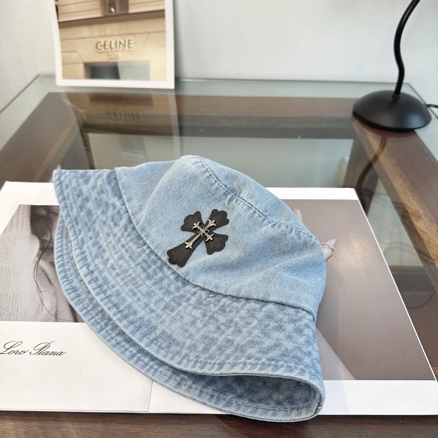 Chrome Hearts 克罗心 十字架 渔夫帽，男女同款。