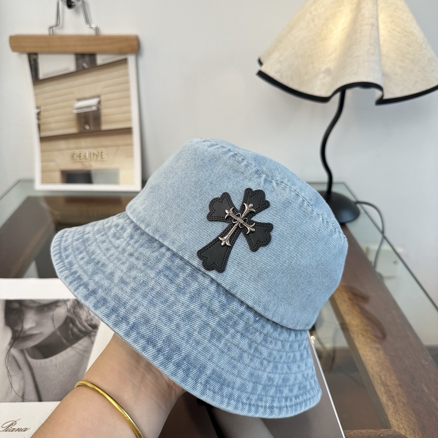 Chrome Hearts 克罗心 十字架 渔夫帽，男女同款。